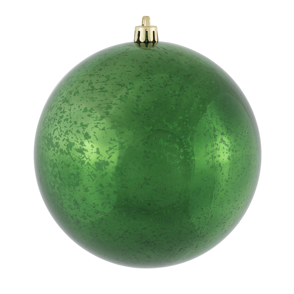 Vickerman 4.75”  Emerald Shiny Mercury Ball 4/bag - M166424