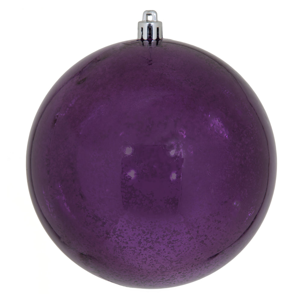 Vickerman 4.75”  Plum Shiny Mercury Ball 4/bag - M166426