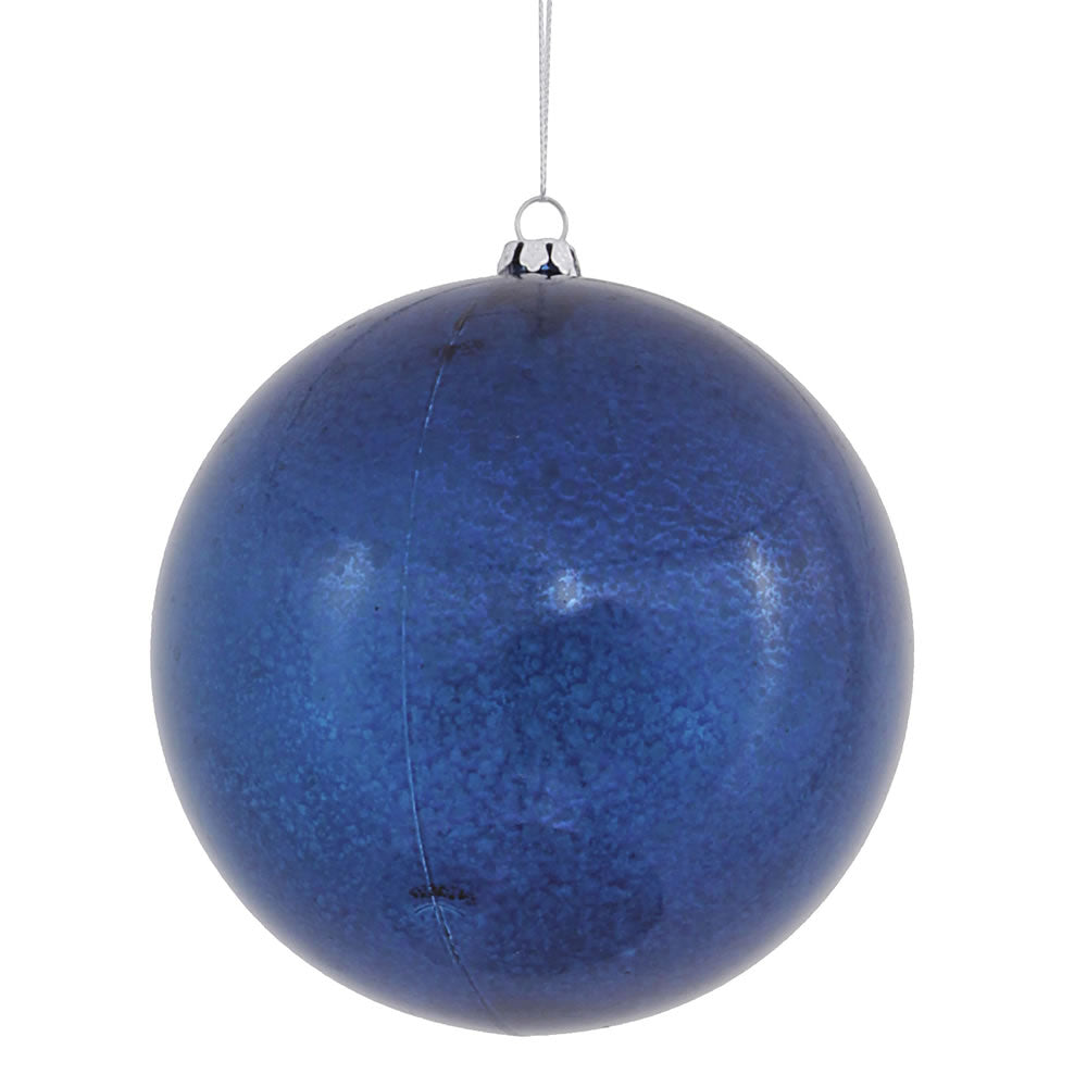 Vickerman 4.75” Sea Blue Shiny Mercury Ball 4/bag - M166462