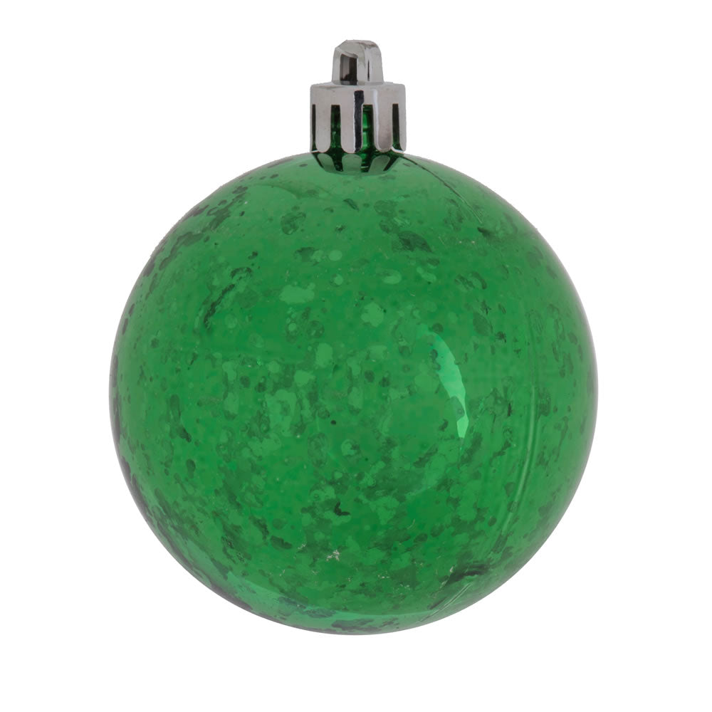 Vickerman 6″ Green Shiny Mercury Ball 4/bag - M166504