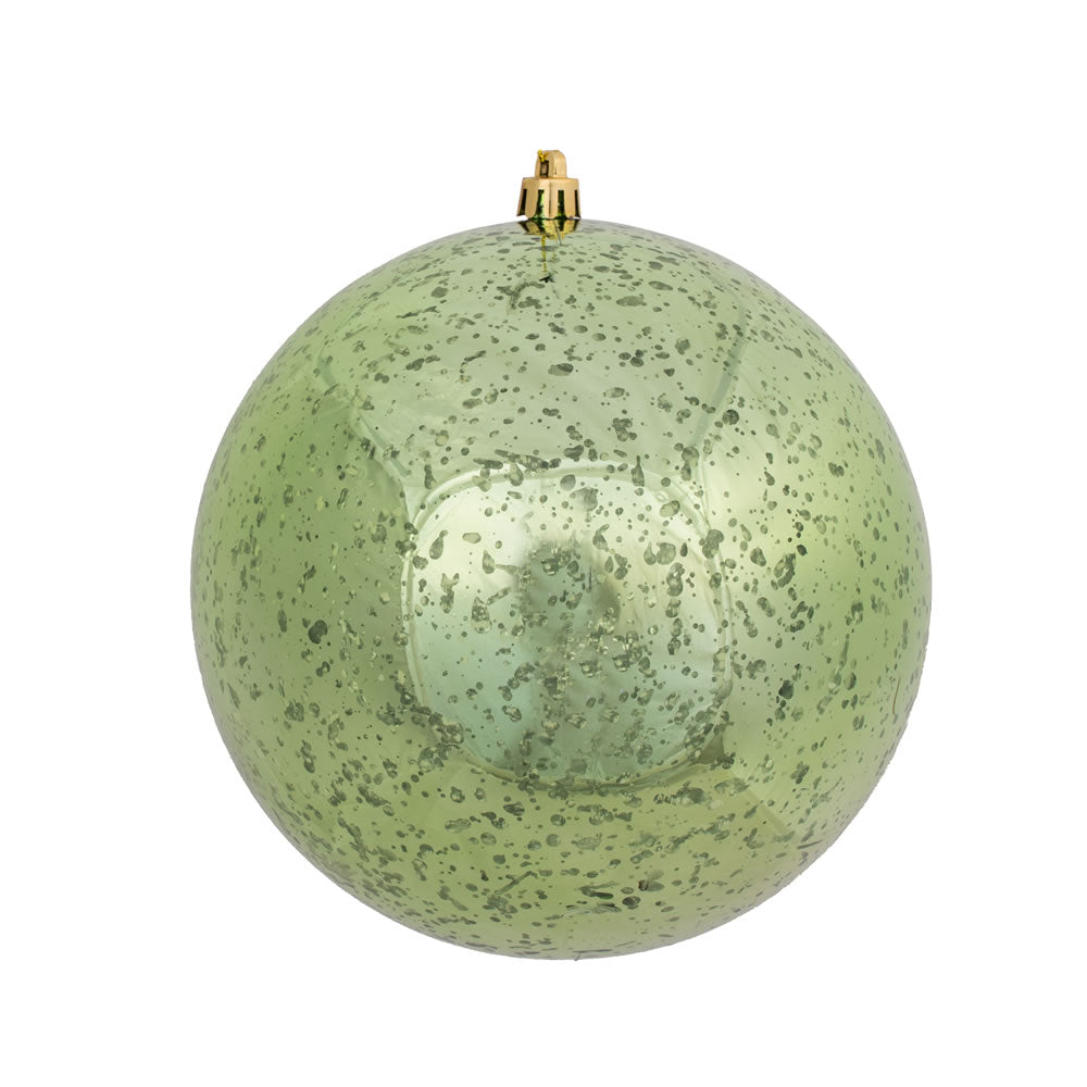 Vickerman 6″ Celadon Shiny Mercury Ball 4/bag - M166554