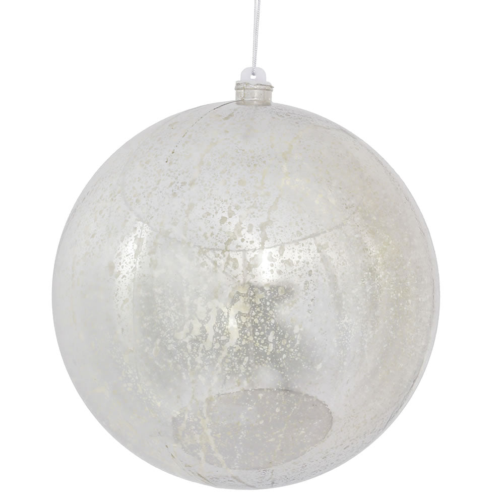 Vickerman 8″ Silver Shiny Mercury Ball - M166607