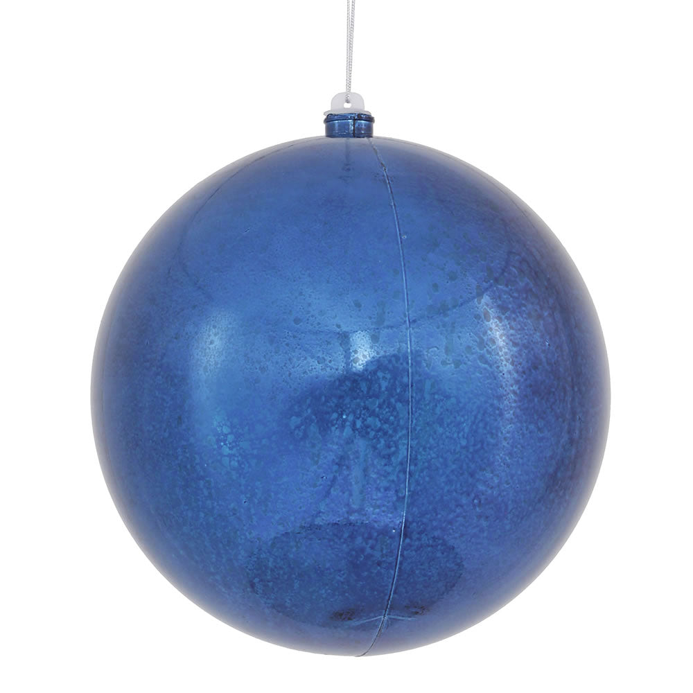 Vickerman 8” Sea Blue Shiny Mercury Ball - M166662