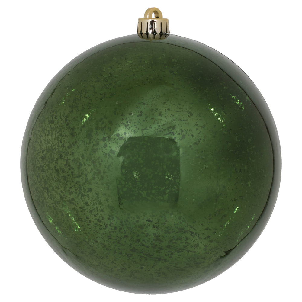 Vickerman 8” Moss Green Shiny Mercury Ball - M166664