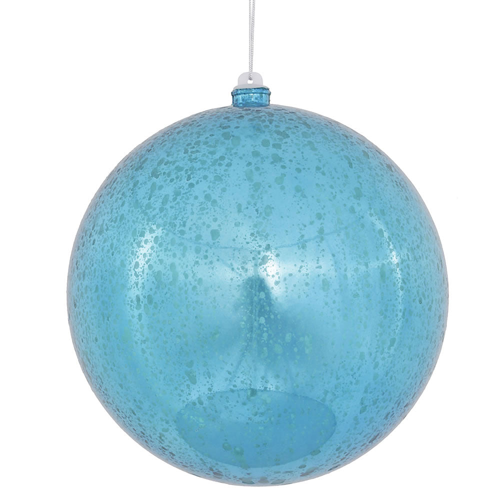 Vickerman 10″ Turquoise Shiny Mercury Ball - M166712