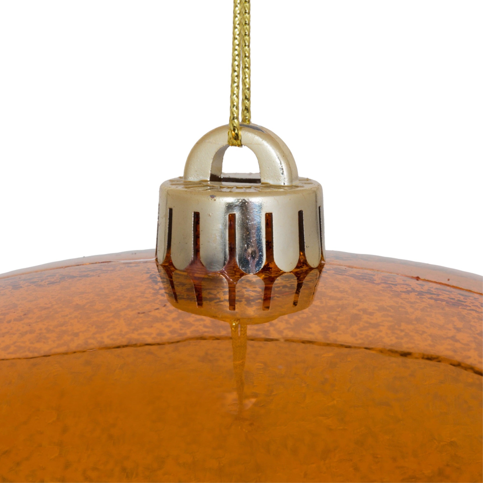 12”  Burn Orange Shiny Mercury Ball