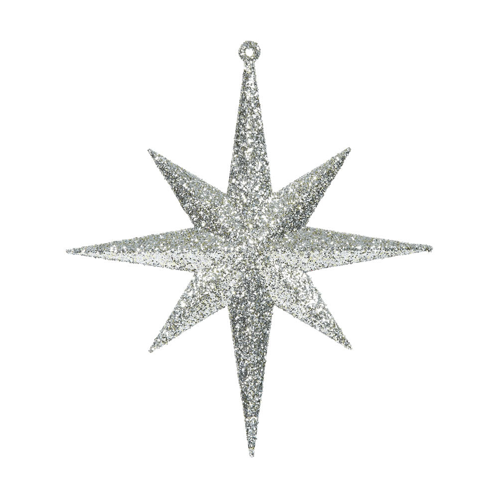 Vickerman 8″ Champagne Glittr Bethlehem Star 4/Box - M167238