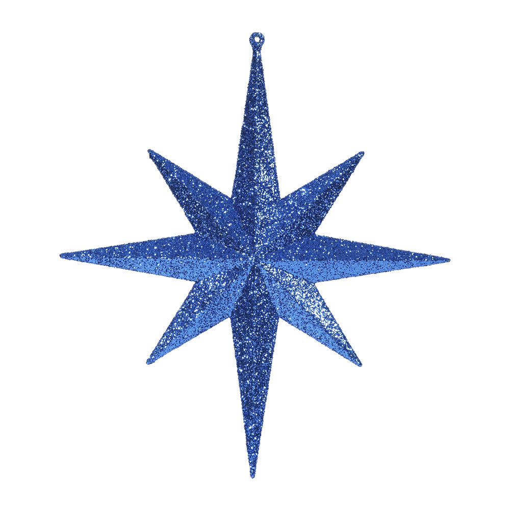 Vickerman 12″ Emerald Glitter Bethlehem Star 2/Bag - M167424