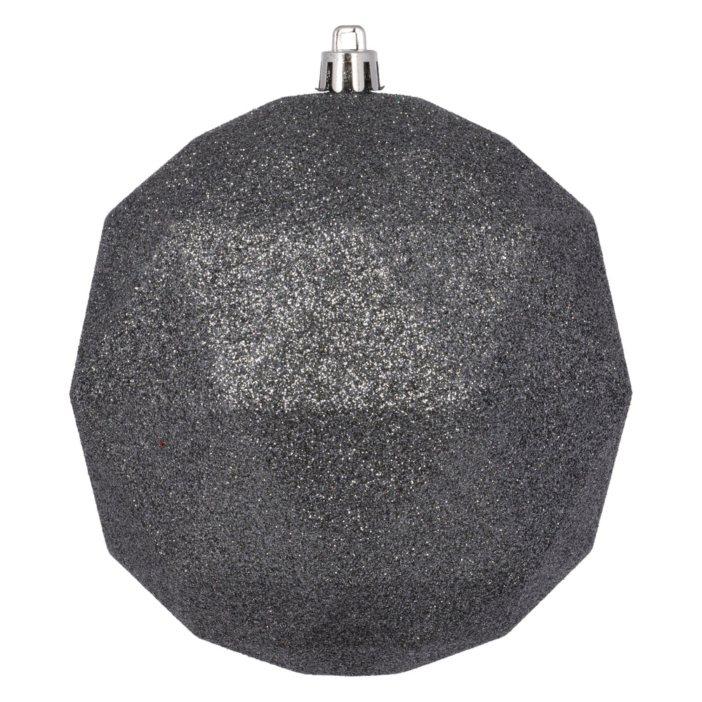 Vickerman 4.75” Limestone Glitter Geo Ball 4/Bg - M177325DG