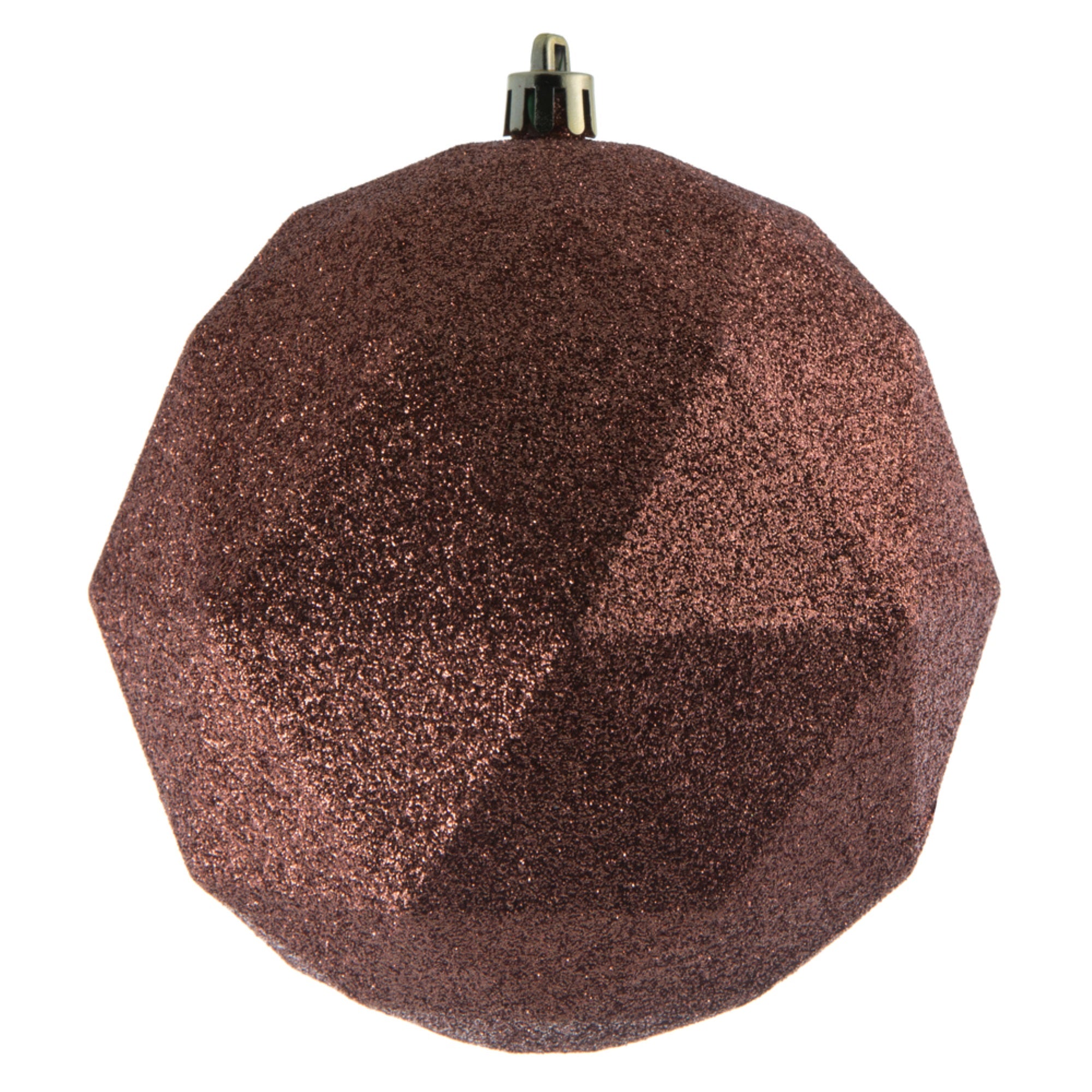 4.75” Coral Glit Geometric Ball 4/bag