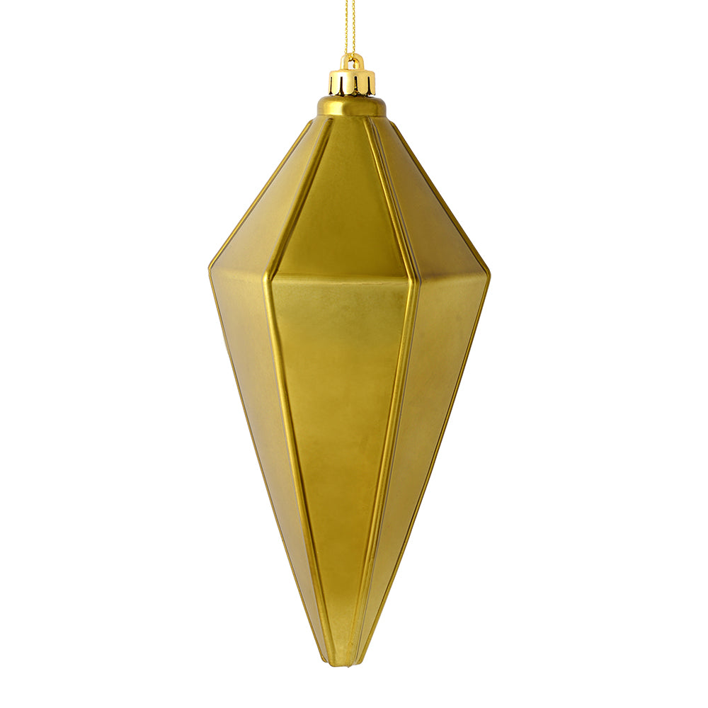 Vickerman 7” Olive Shiny Lantern Ornament 4/Bag - M183014S
