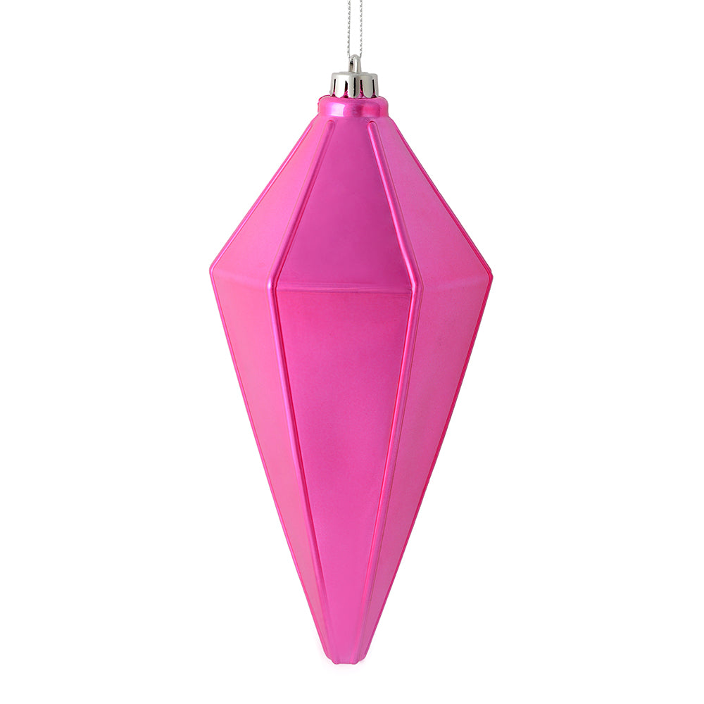 Vickerman 7” Mauve Shiny Lantern Ornament 4/Bag - M183045S