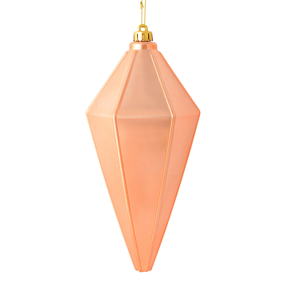 Vickerman 7” Rose Gold Shiny Lantern Ornament 4/Ba - M183058S