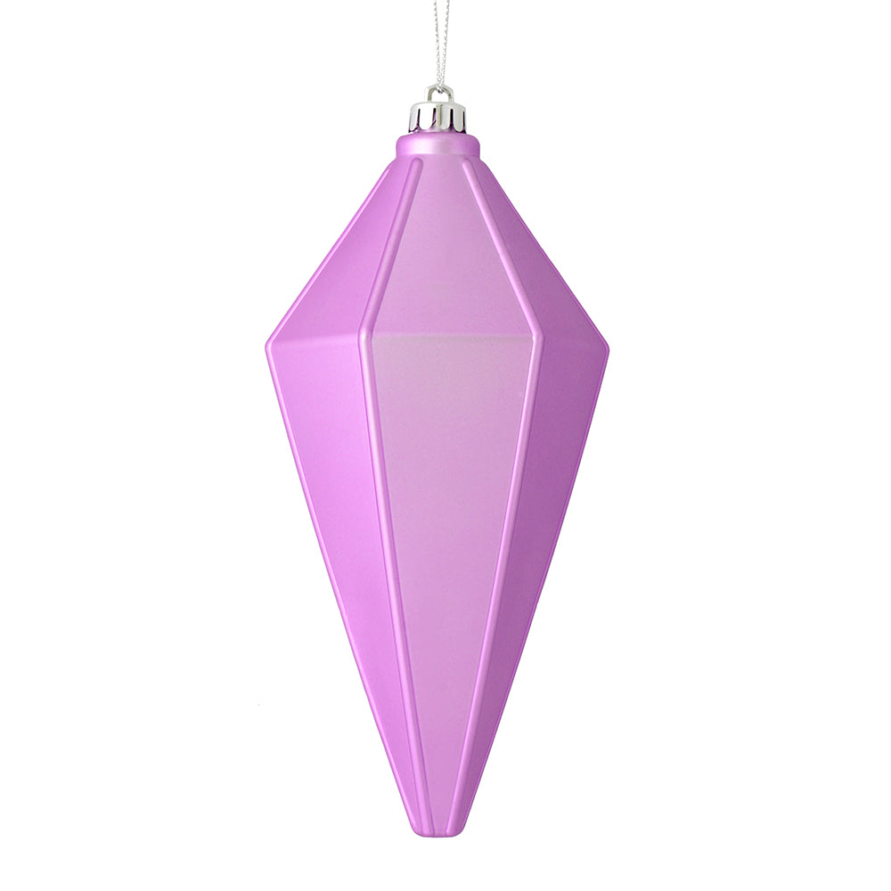 Vickerman 7” Orchid Matte Lantern Ornament 4/Bag - M183069M