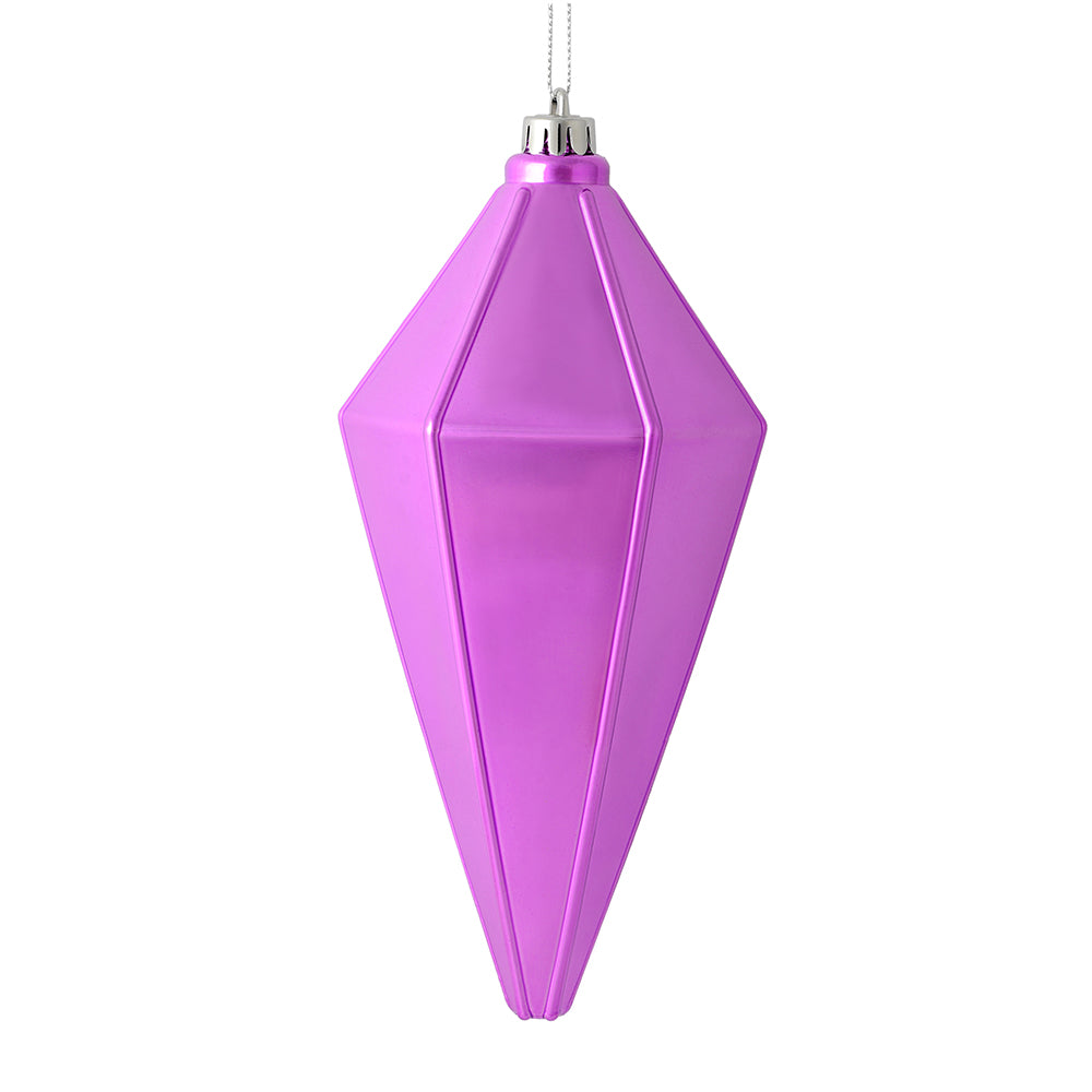 Vickerman 7” Orchid Shiny Lantern Ornament 4/Bag - M183069S