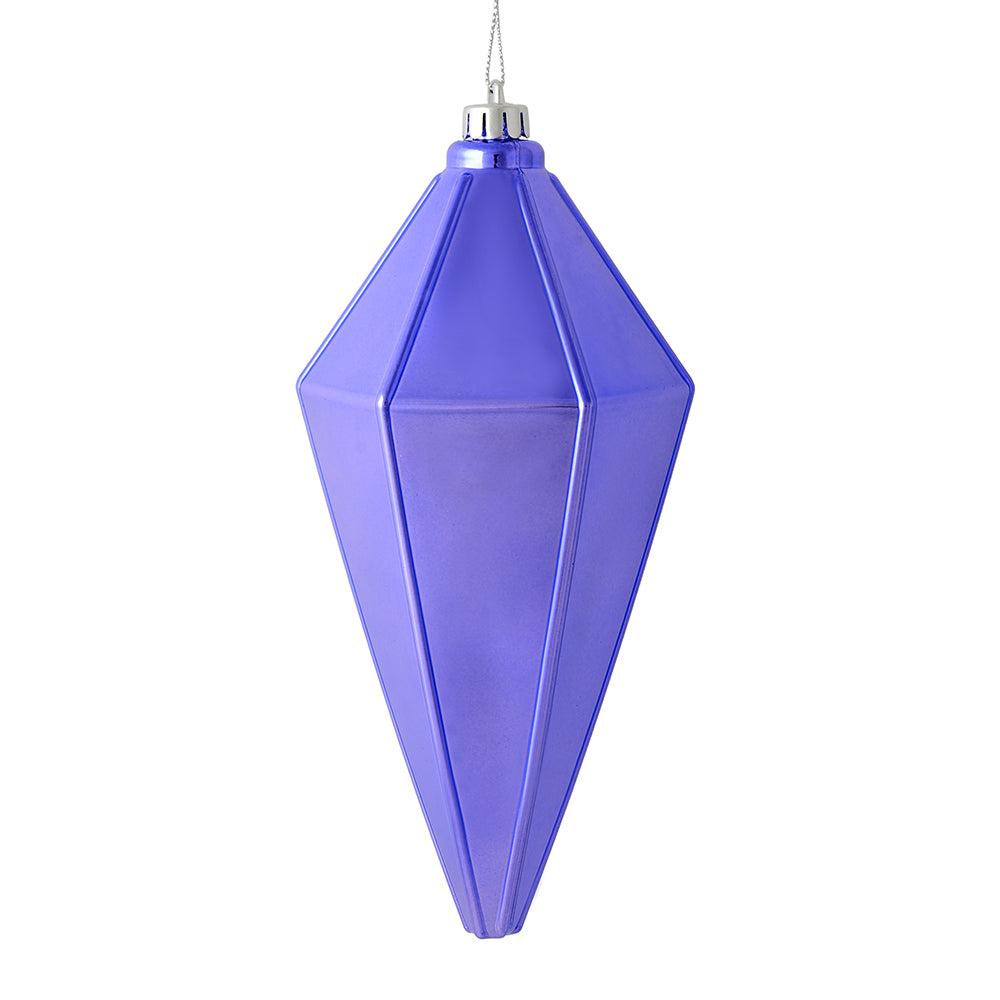Vickerman 7” Lavender Shiny Lantern Ornament 4/Bag - M183086S