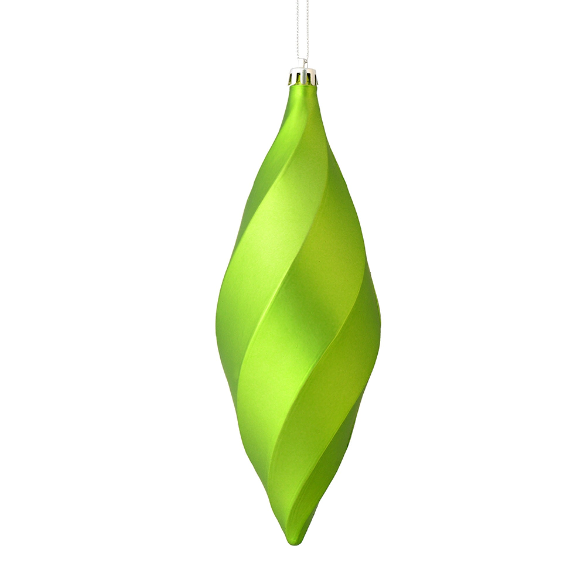 8” Celadon Matte Swirl Finial 6/Bag