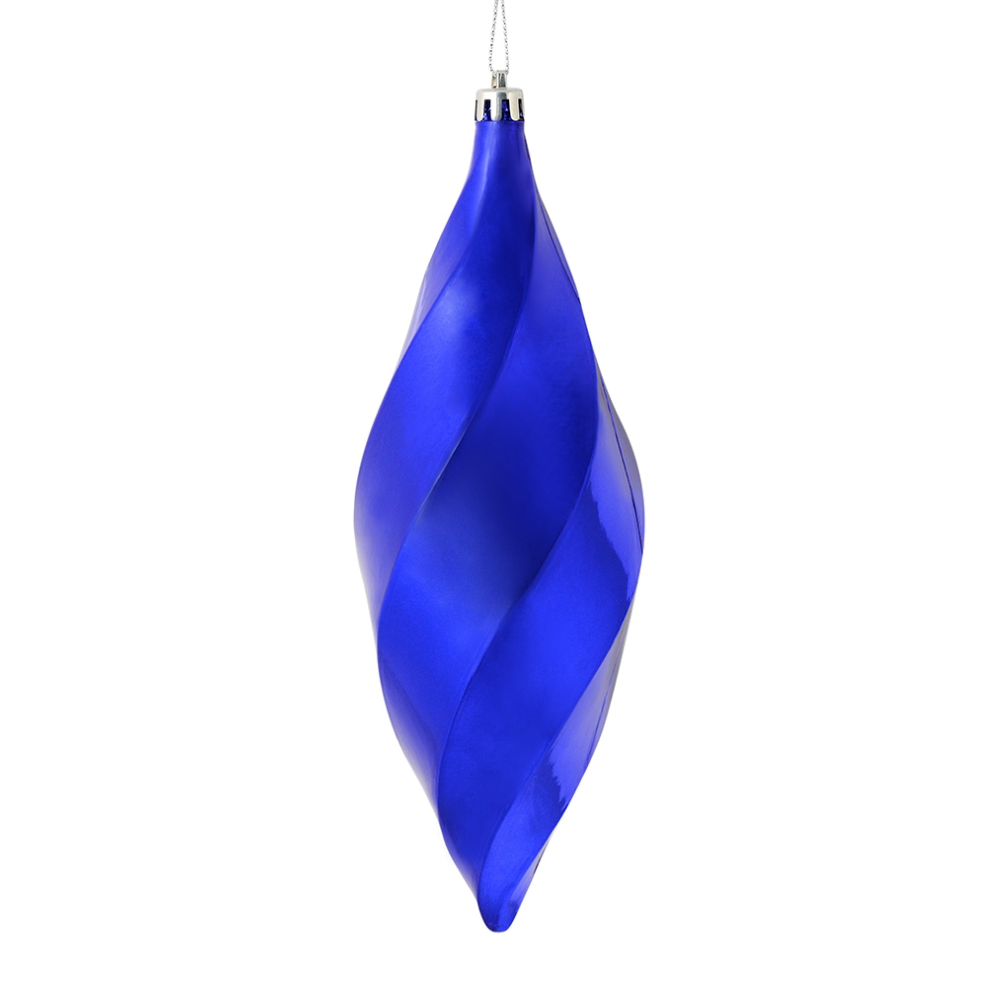8” Purple Shiny Swirl Finial 6/Bag