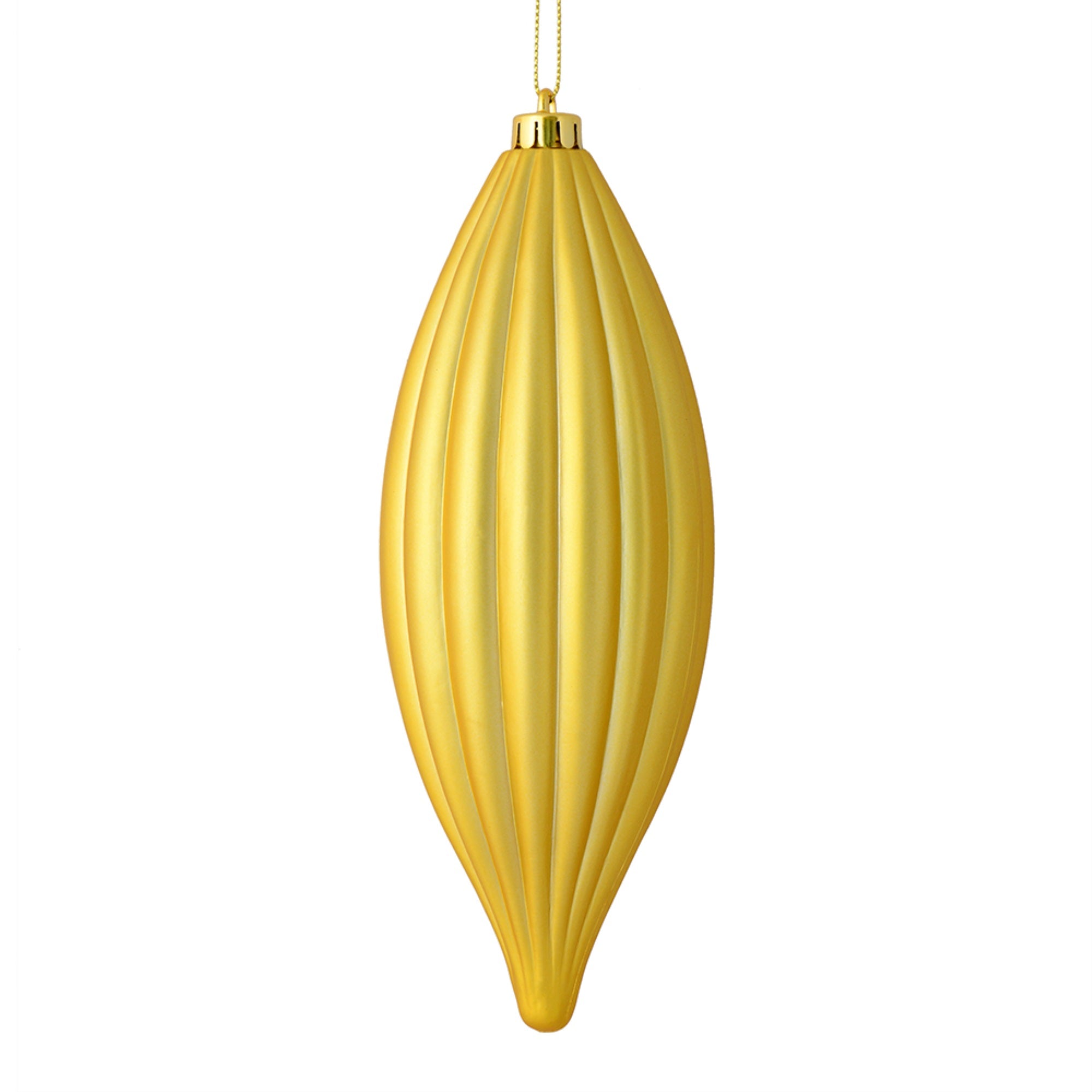 8” Gold Matte Line Finial 4/Bag