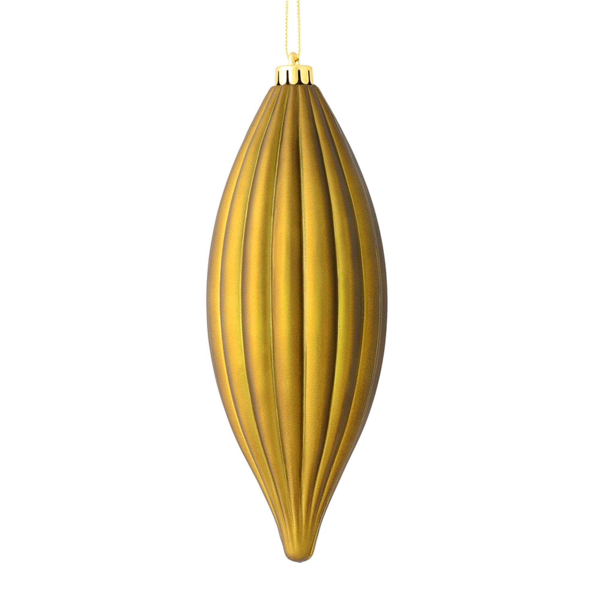 8” Olive Matte Line Finial 4/Bag