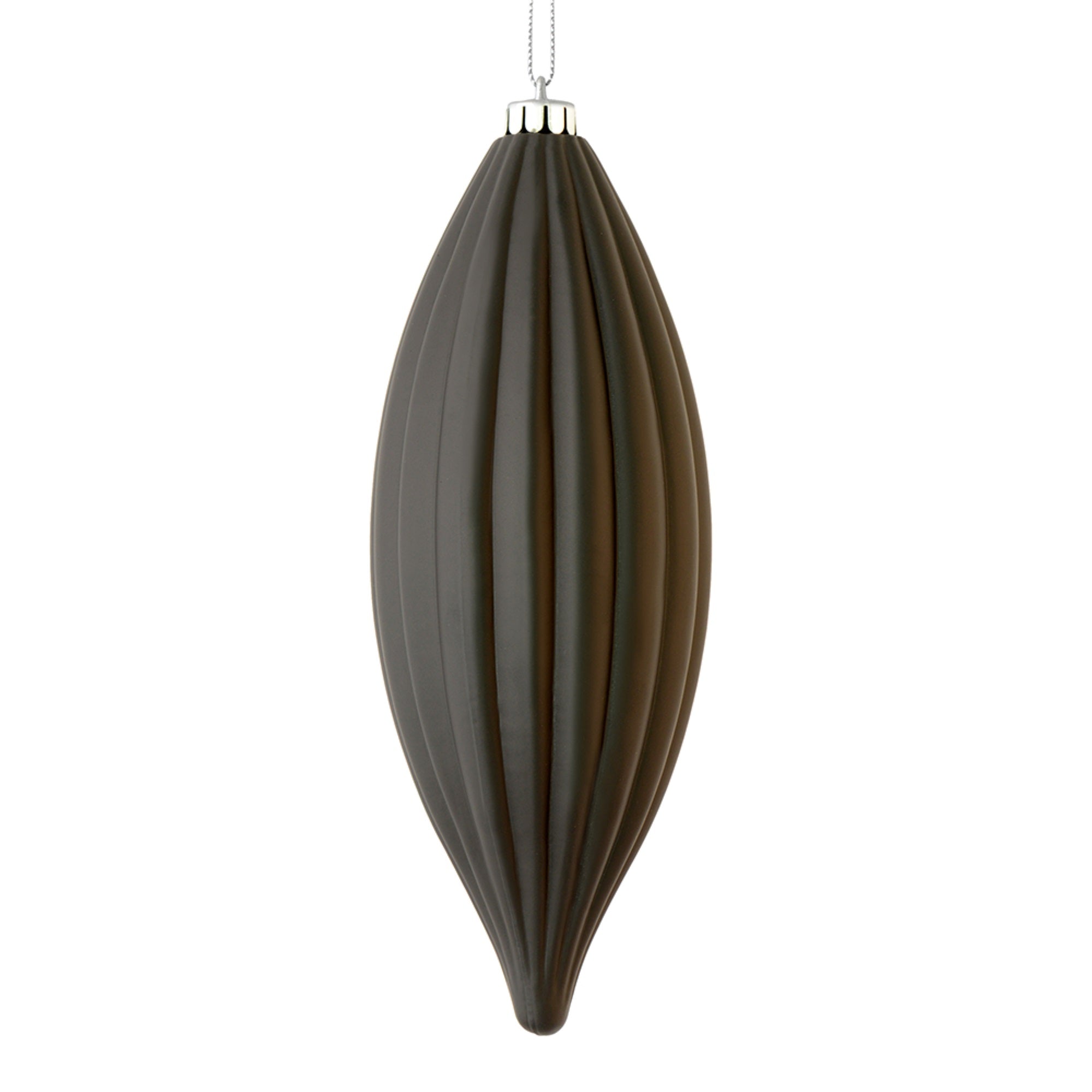 8” Black Matte Line Finial 4/Bag