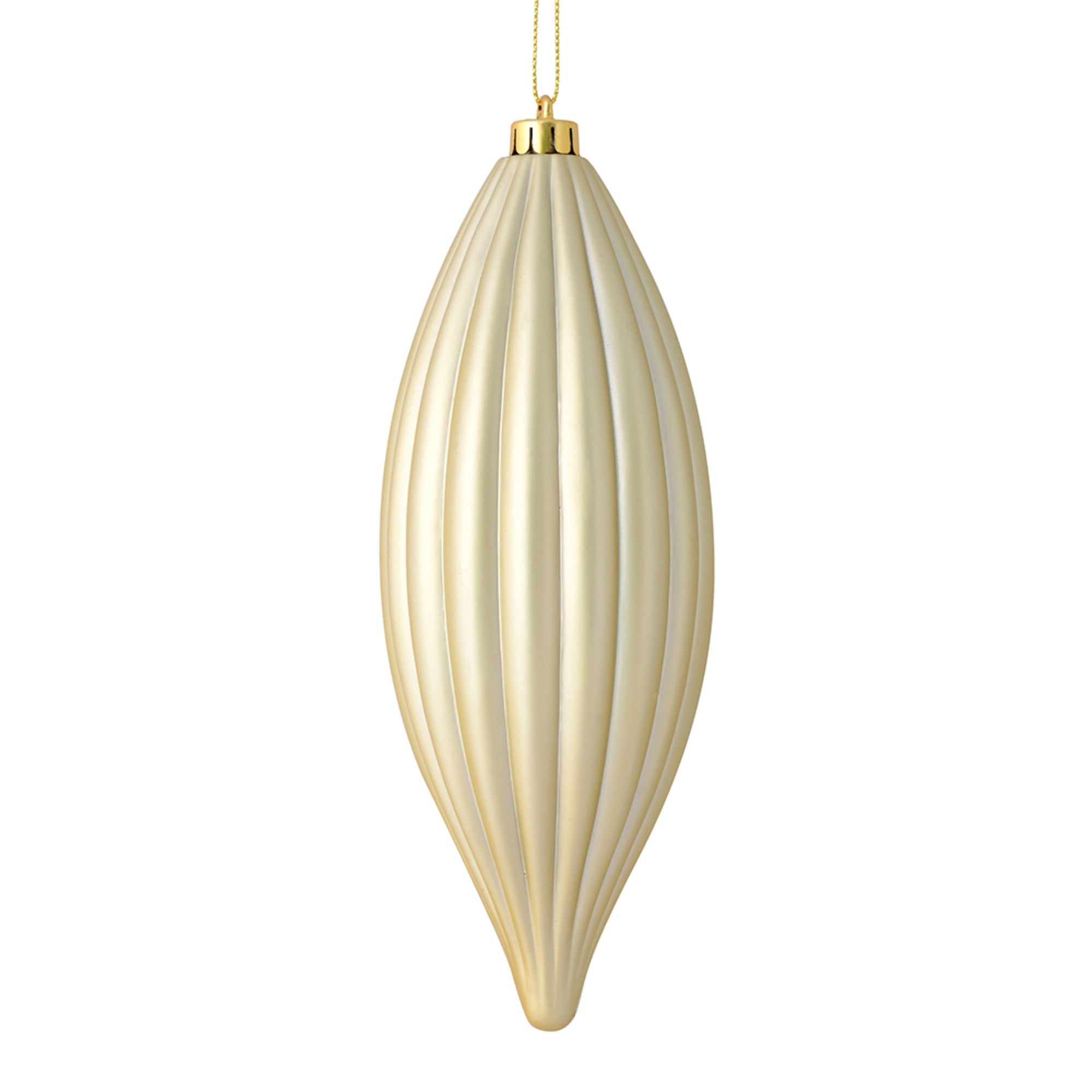 8” Champagne Matte Line Finial 4/Bag