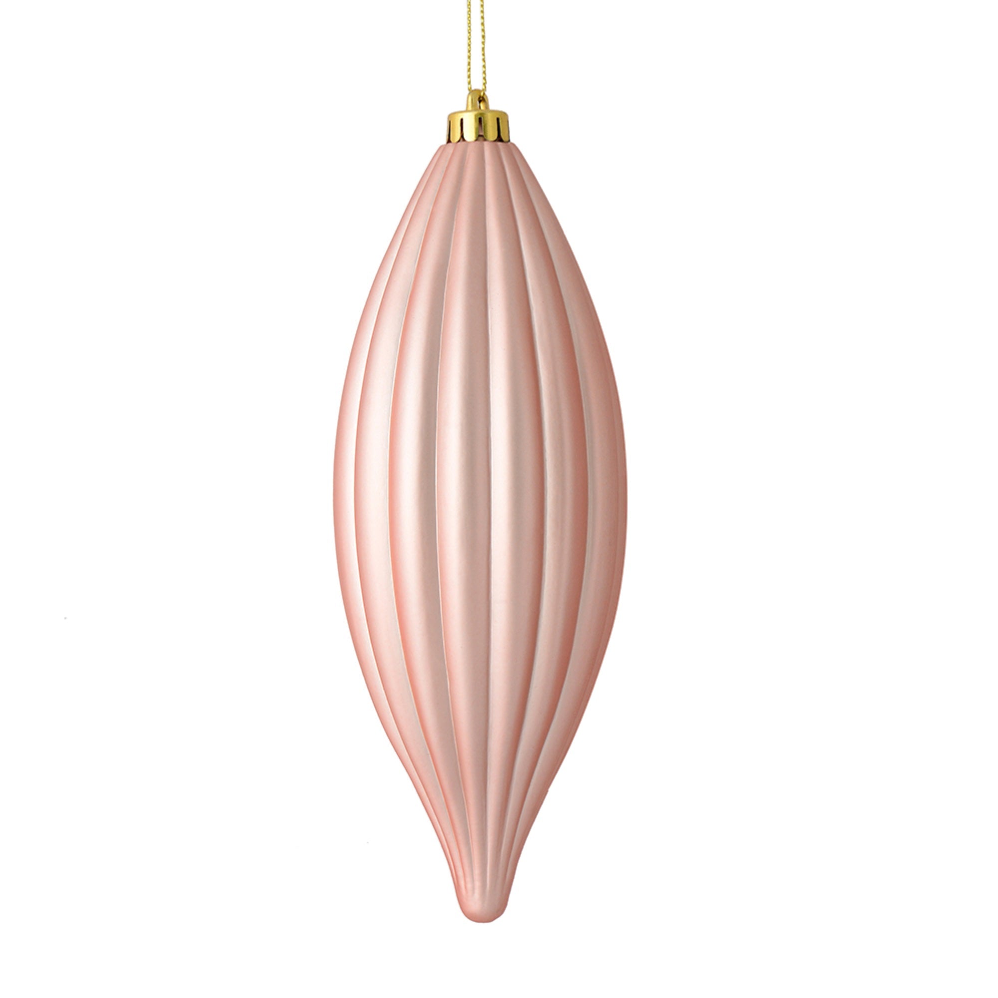 8” Rose Gold Matte Line Finial 4/Bag