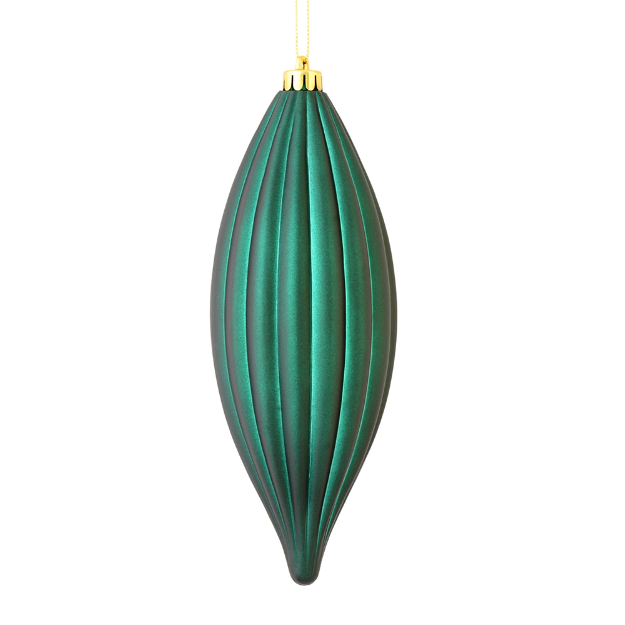 8” Sea Blue Matte Line Finial 4/Bag