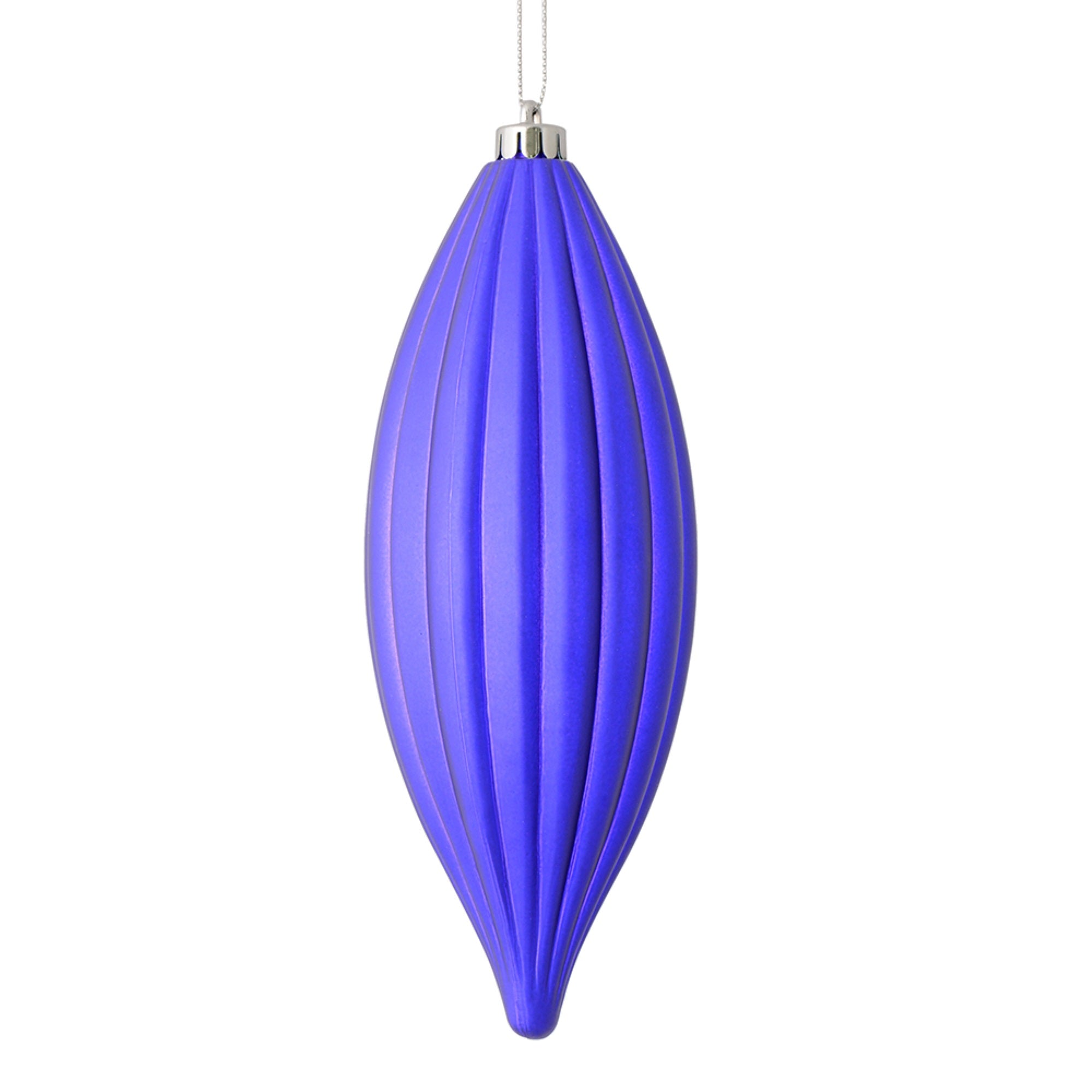 8” Purple Matte Line Finial 4/Bag