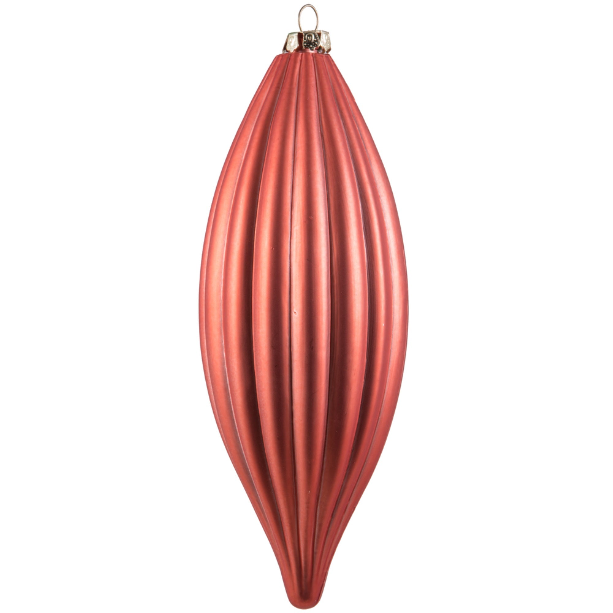 8” Coral Matte Line Finial 4/Bag