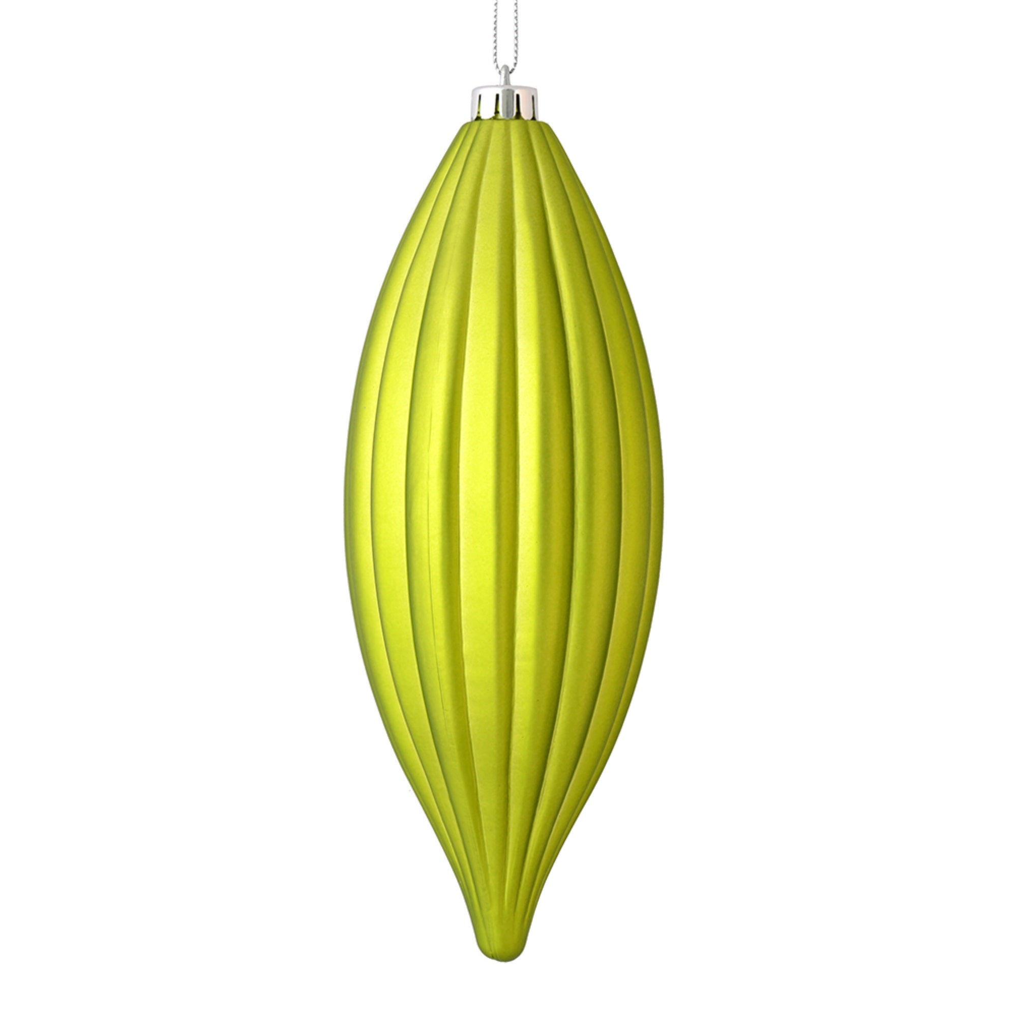 8” Lime Matte Line Finial 4/Bag