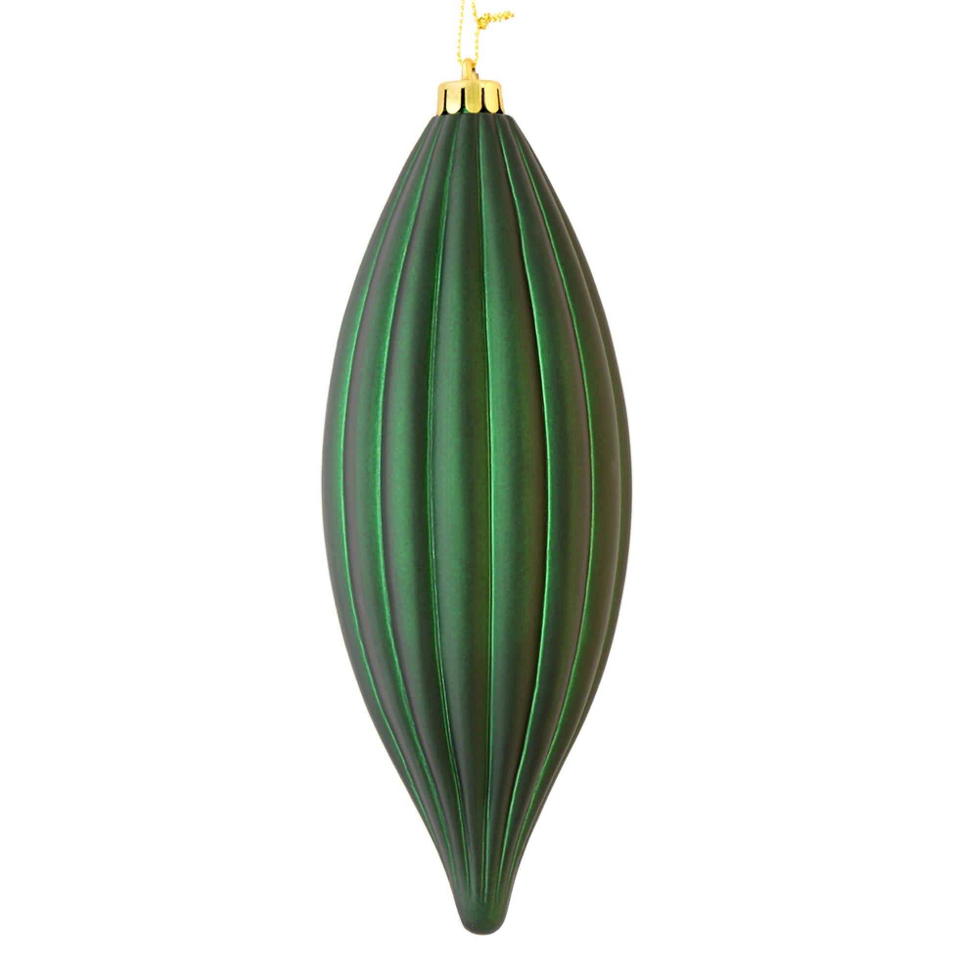 8” Midnight Green Matte Line Finial 4/Ba