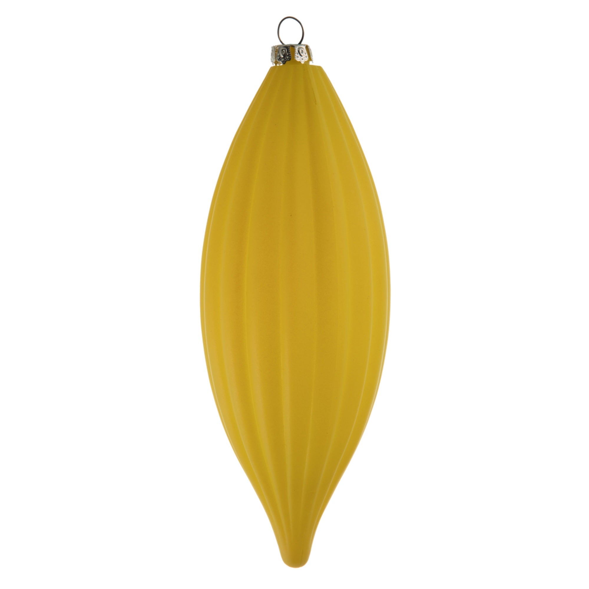 8” Yellow Matte Line Finial 4/Bag