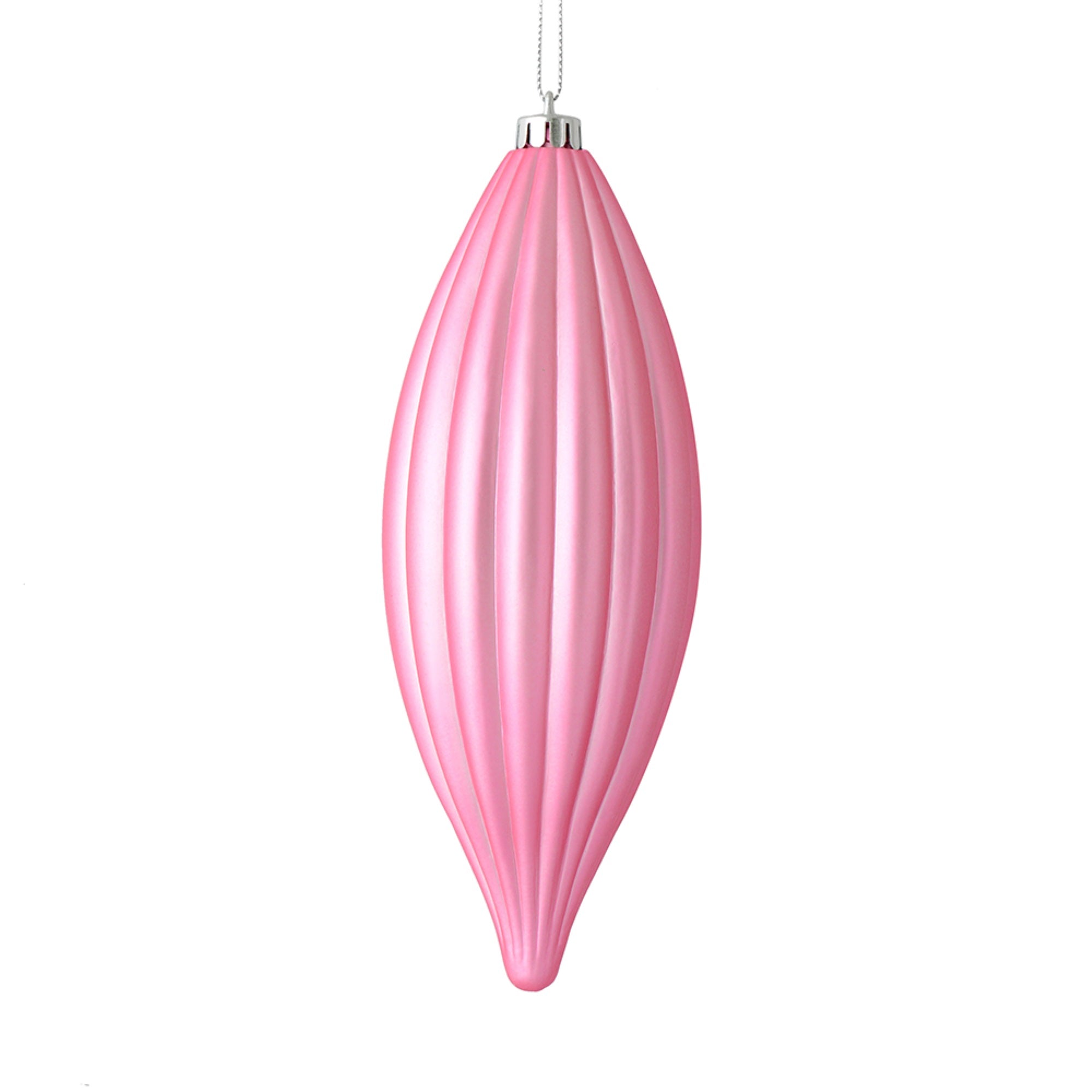 8” Pink Matte Line Finial 4/Bag