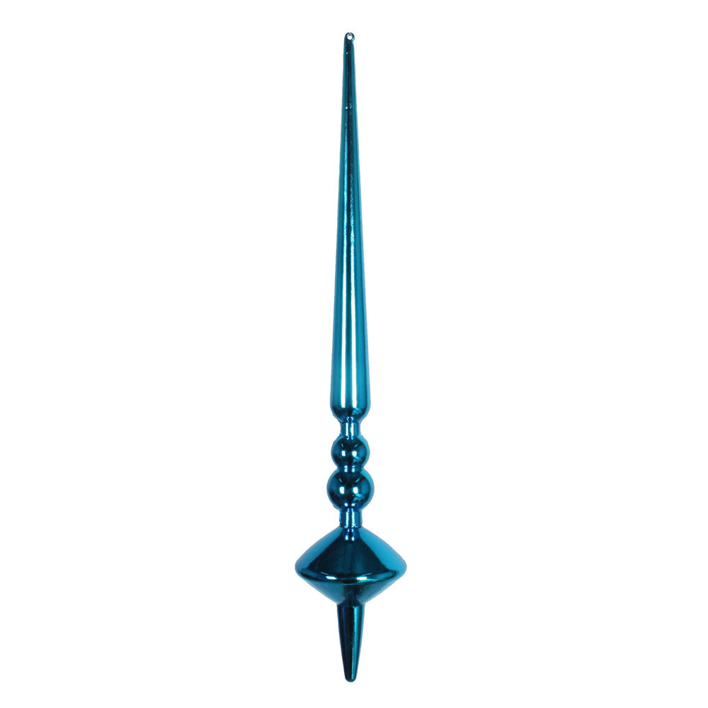 Vickerman 12” Turquoise Shiny Cupola Finial 3/Bag - M183312S