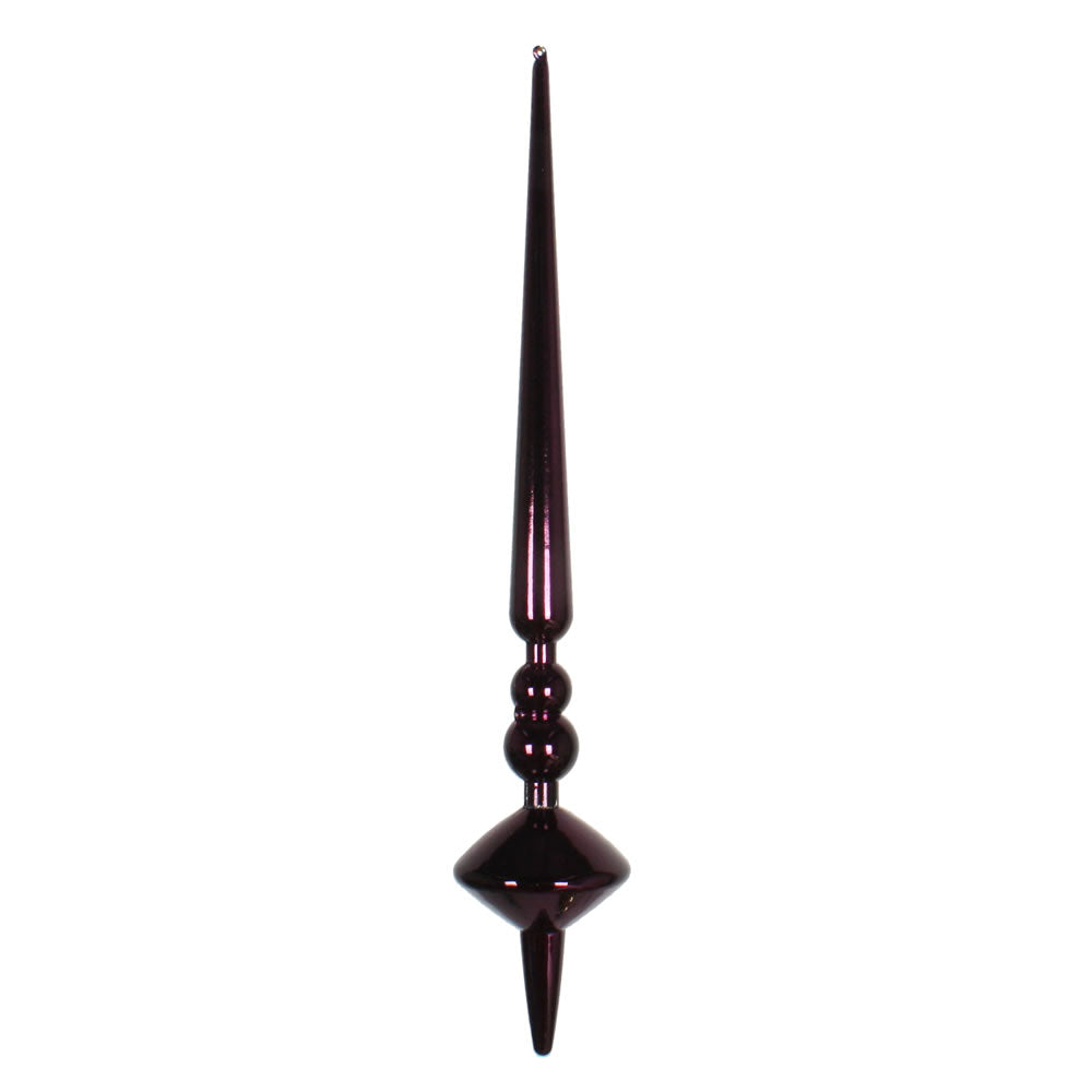 Vickerman 12” Periwinkle Shiny Cupola Finial 3/Bag - M183329S