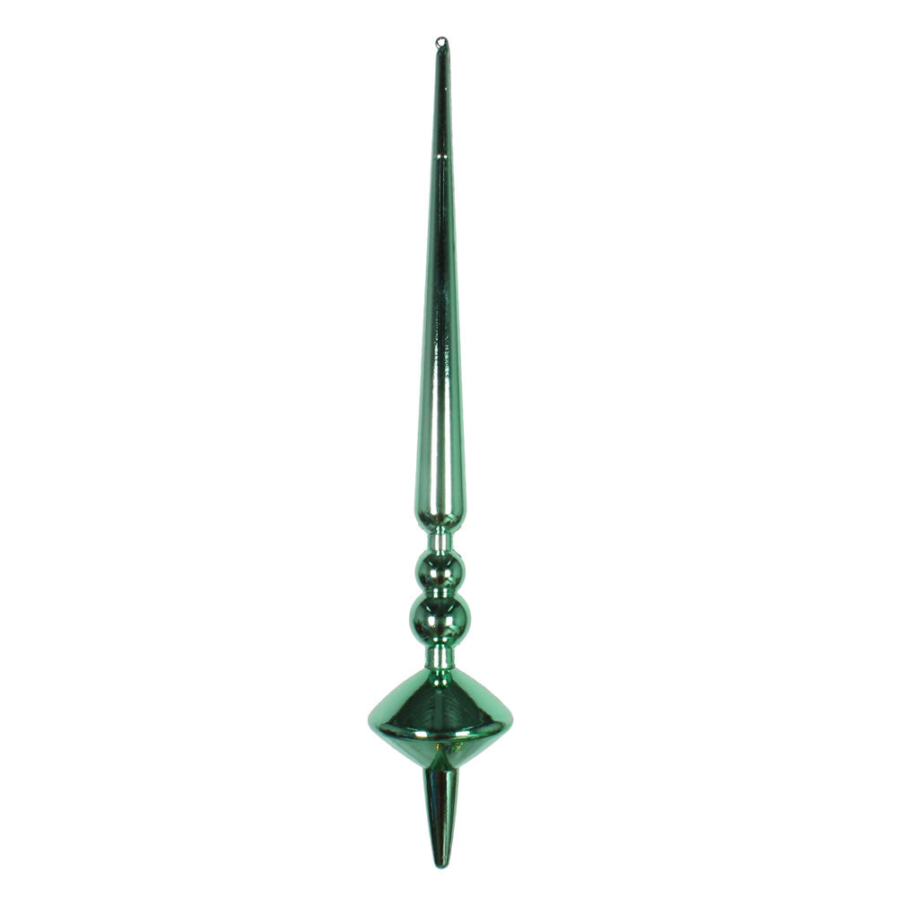 Vickerman 12” Seafoam Green Shiny Cupola Finial 3/ - M183344S