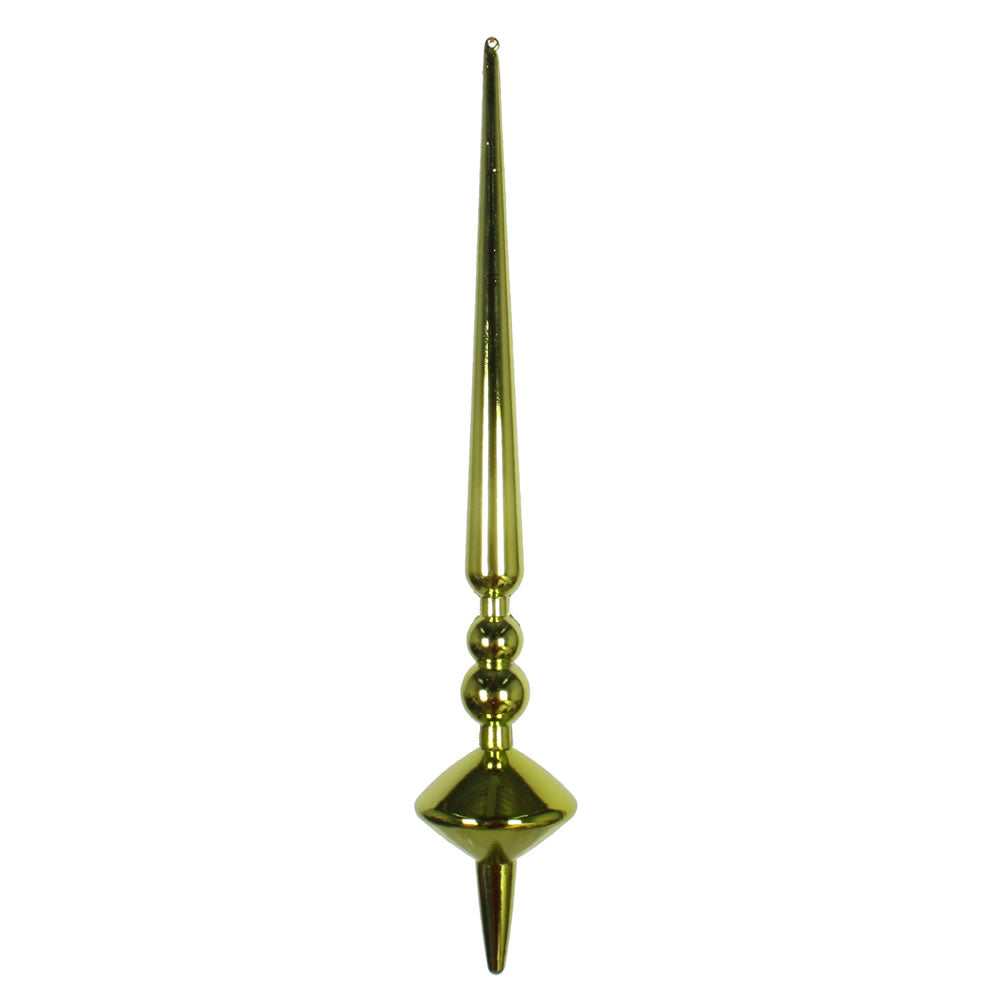 Vickerman 12” Lime Shiny Cupola Finial 3/Bag - M183373S