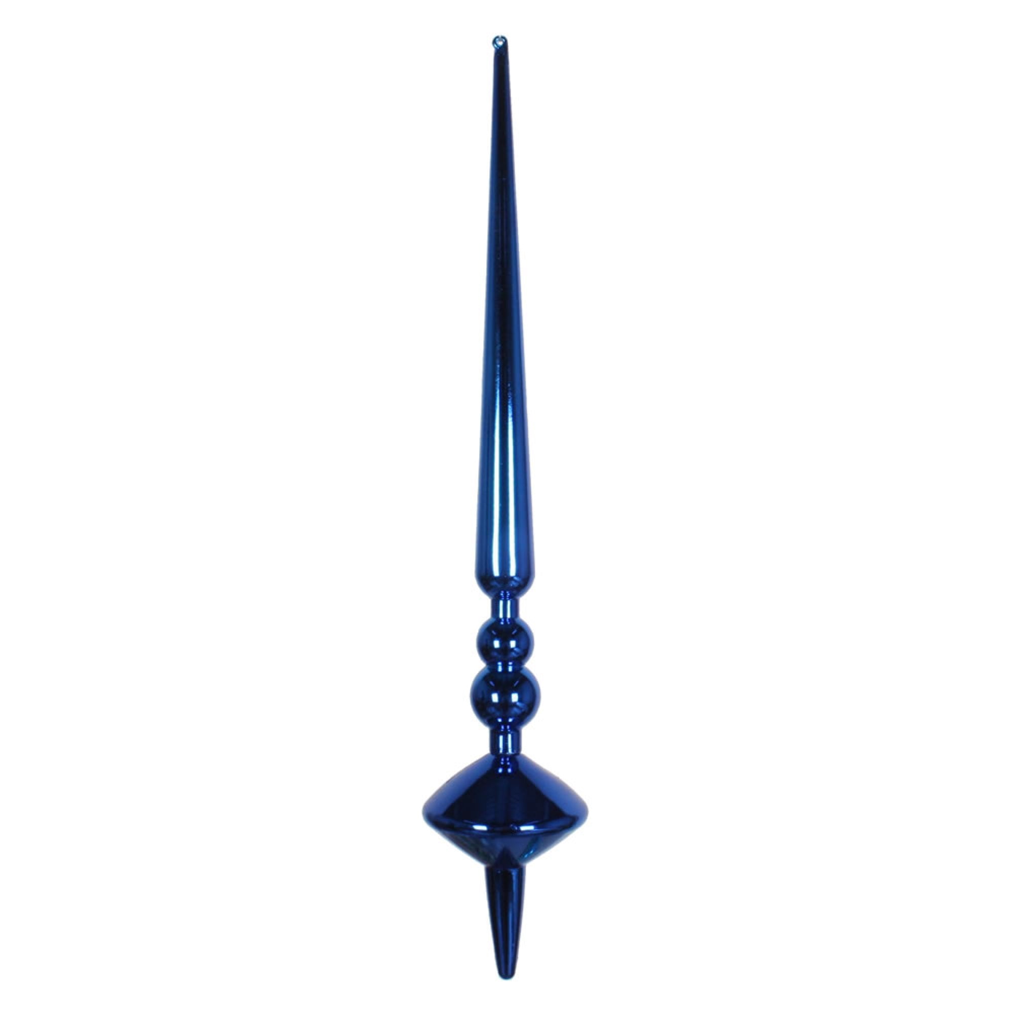 18” Blue Shiny Cupola Finial 2/Bag