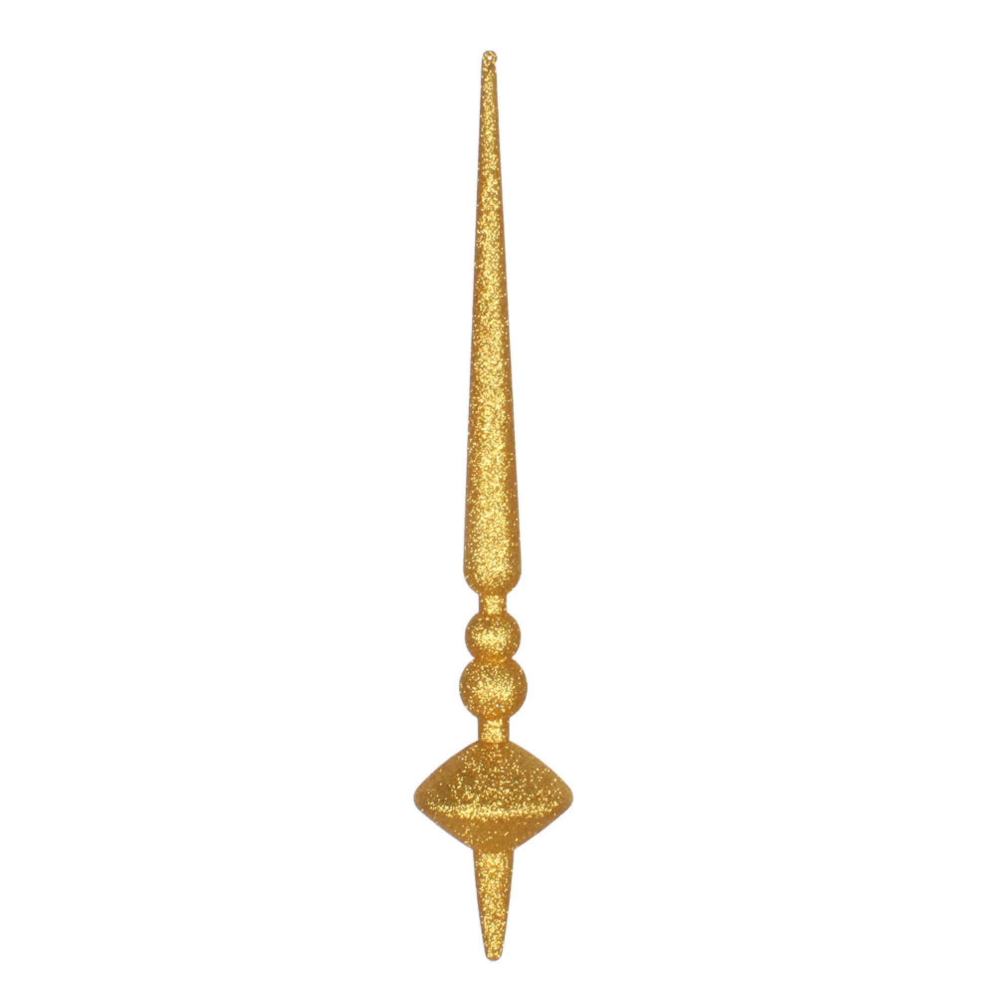 18” Antique Gold Glitter Cupola Finial 2