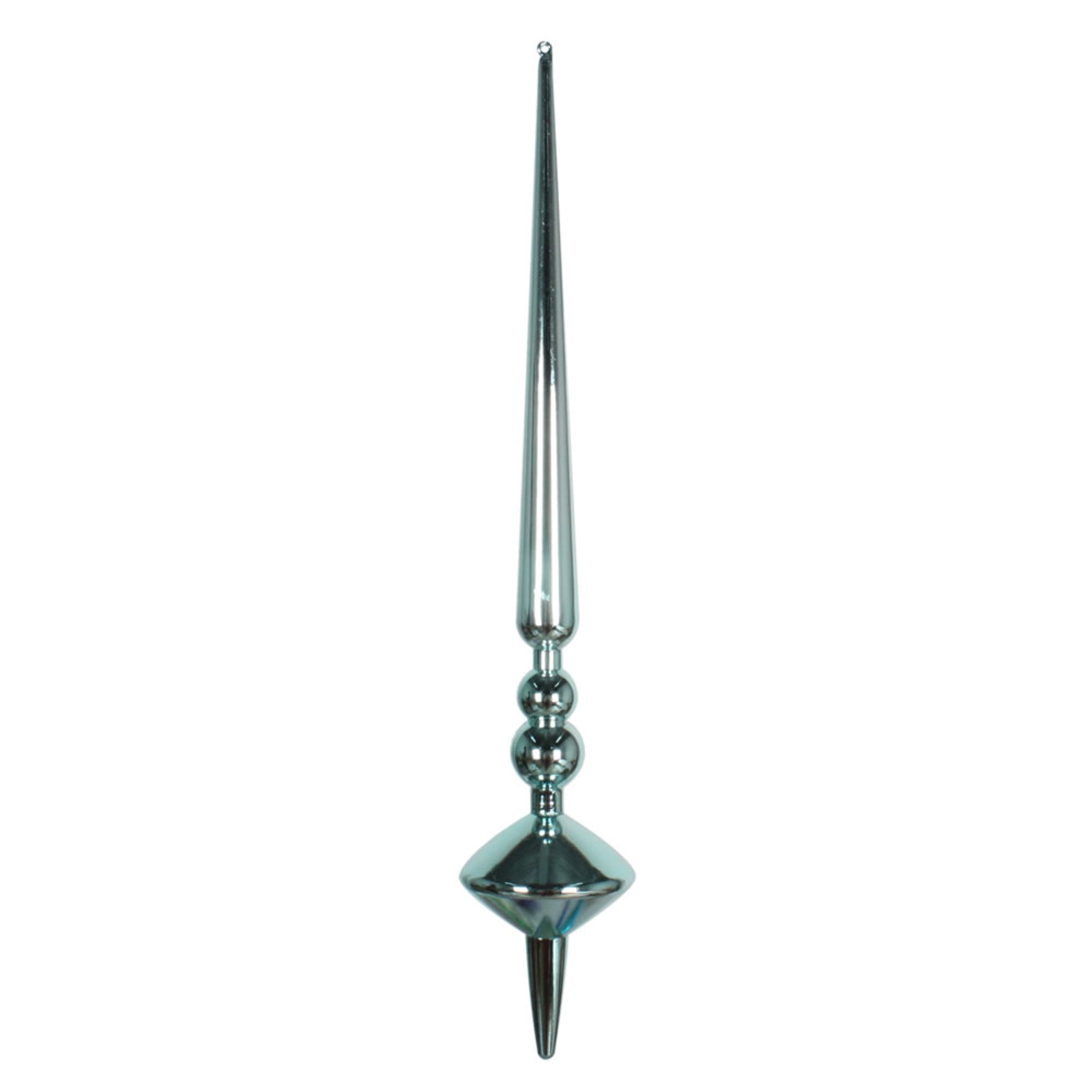 18” Baby Blue Shiny Cupola Finial 2/Bag
