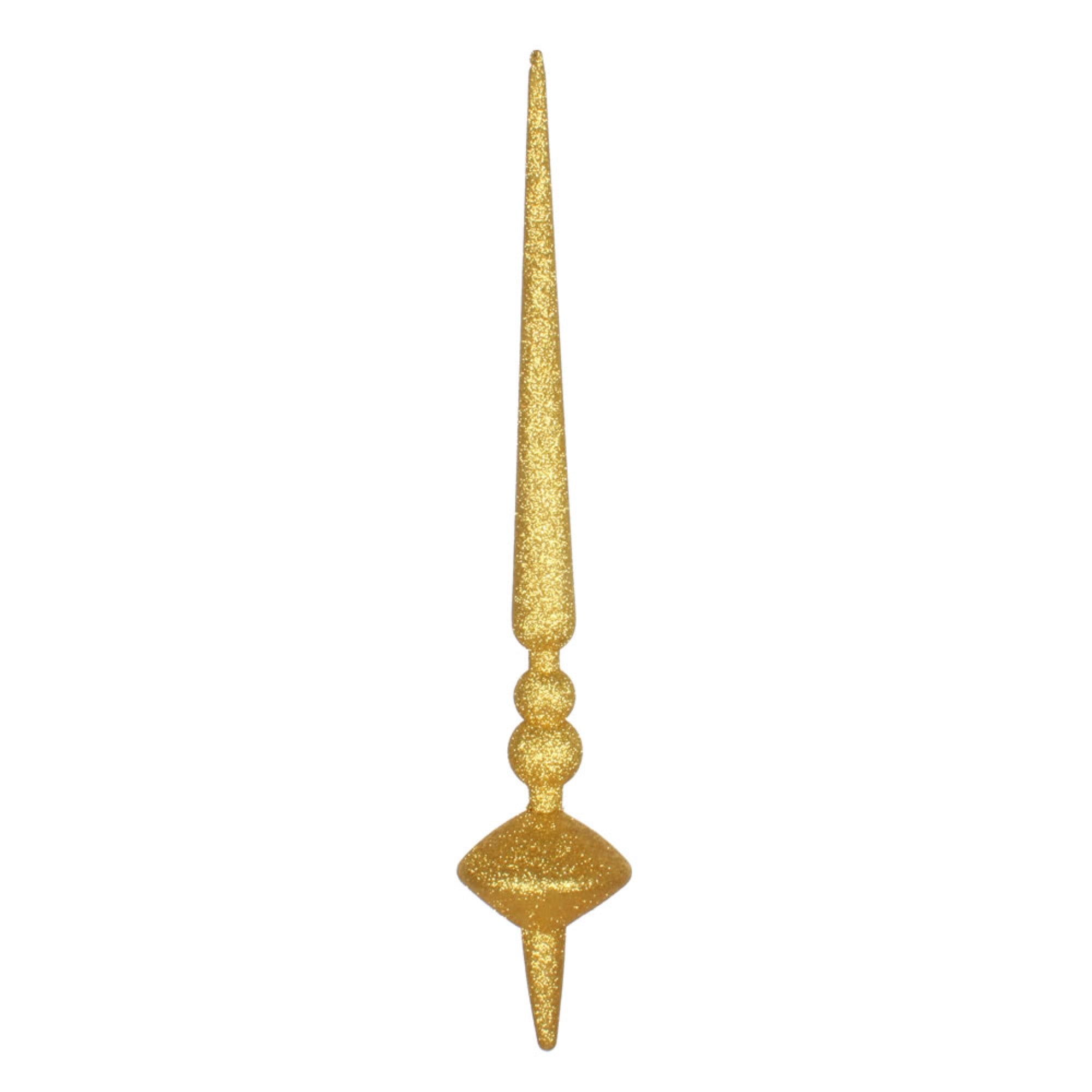 18” Honey Gold Glitter Cupola Finial 2/B