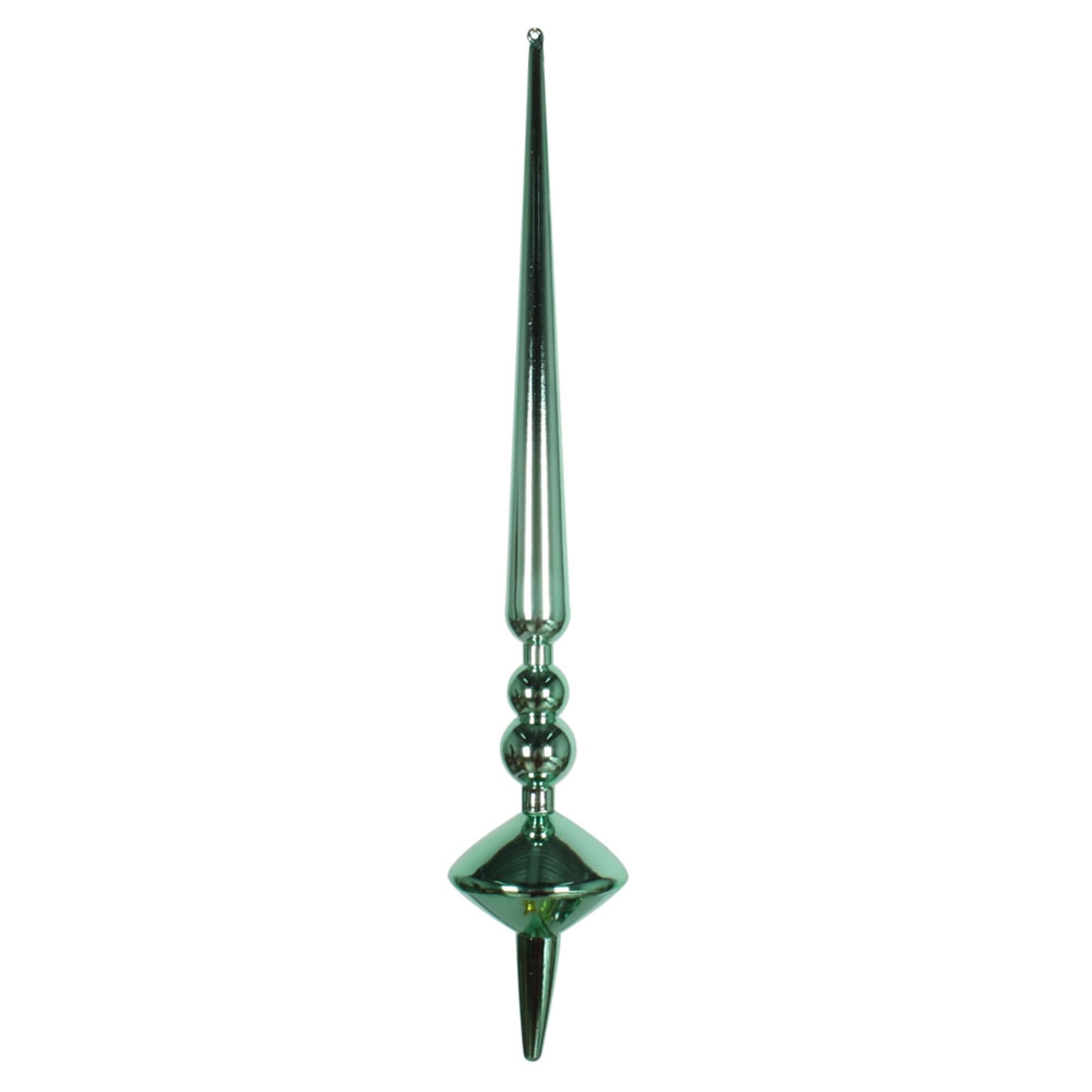 18” Seafoam Green Shiny Cupola Finial 2/