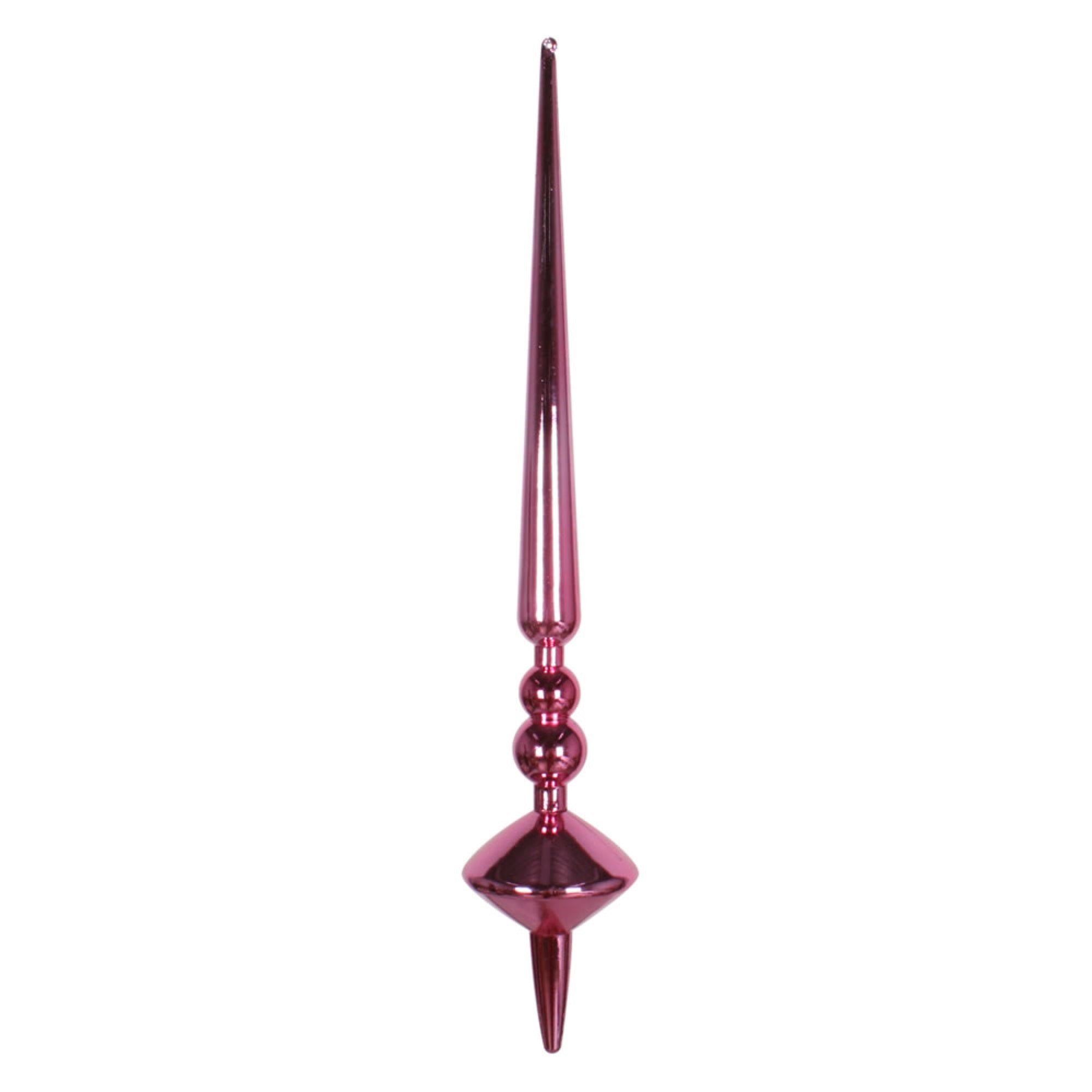 18” Mauve Shiny Cupola Finial 2/Bag