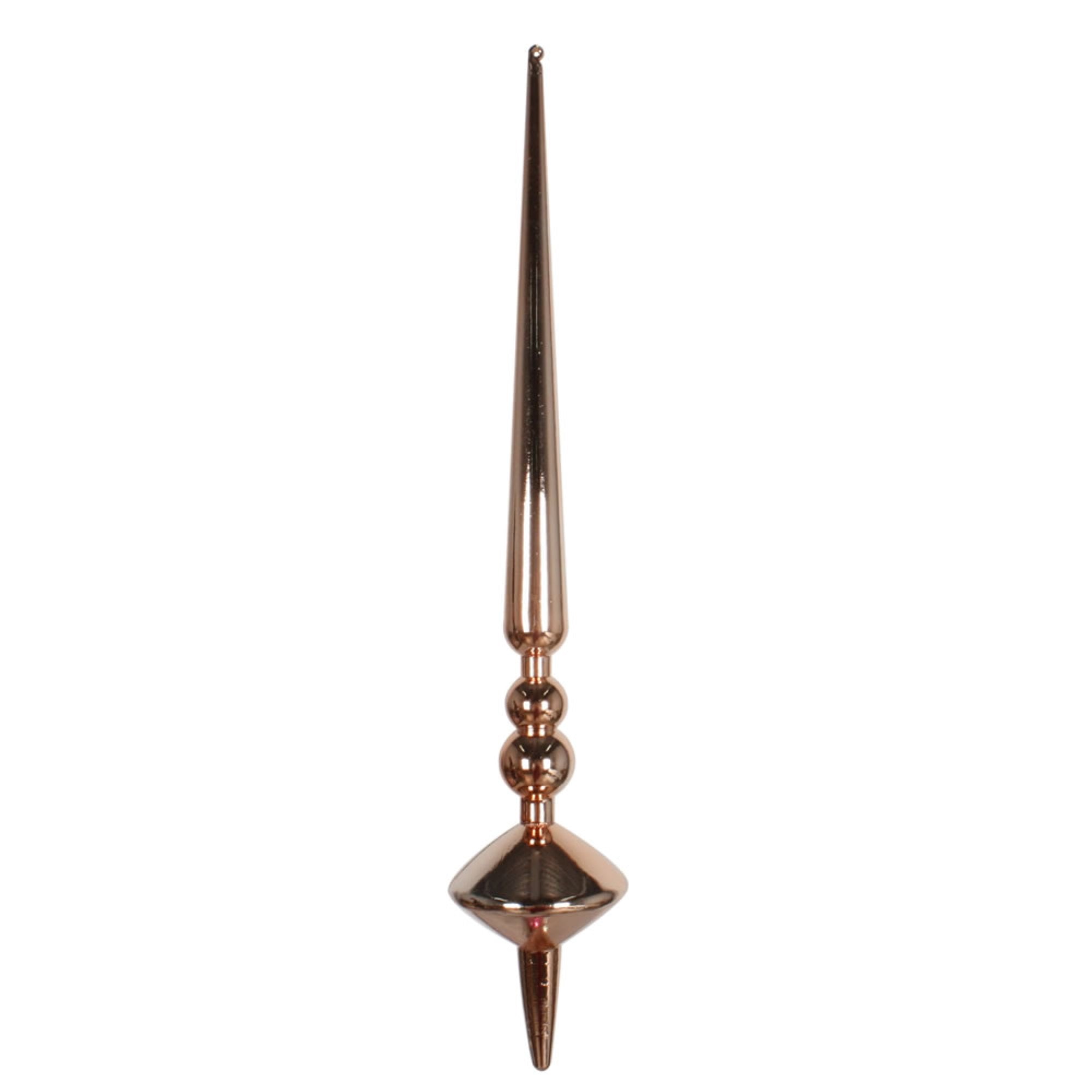 18” Rose Gold Shiny Cupola Finial 2/Bag