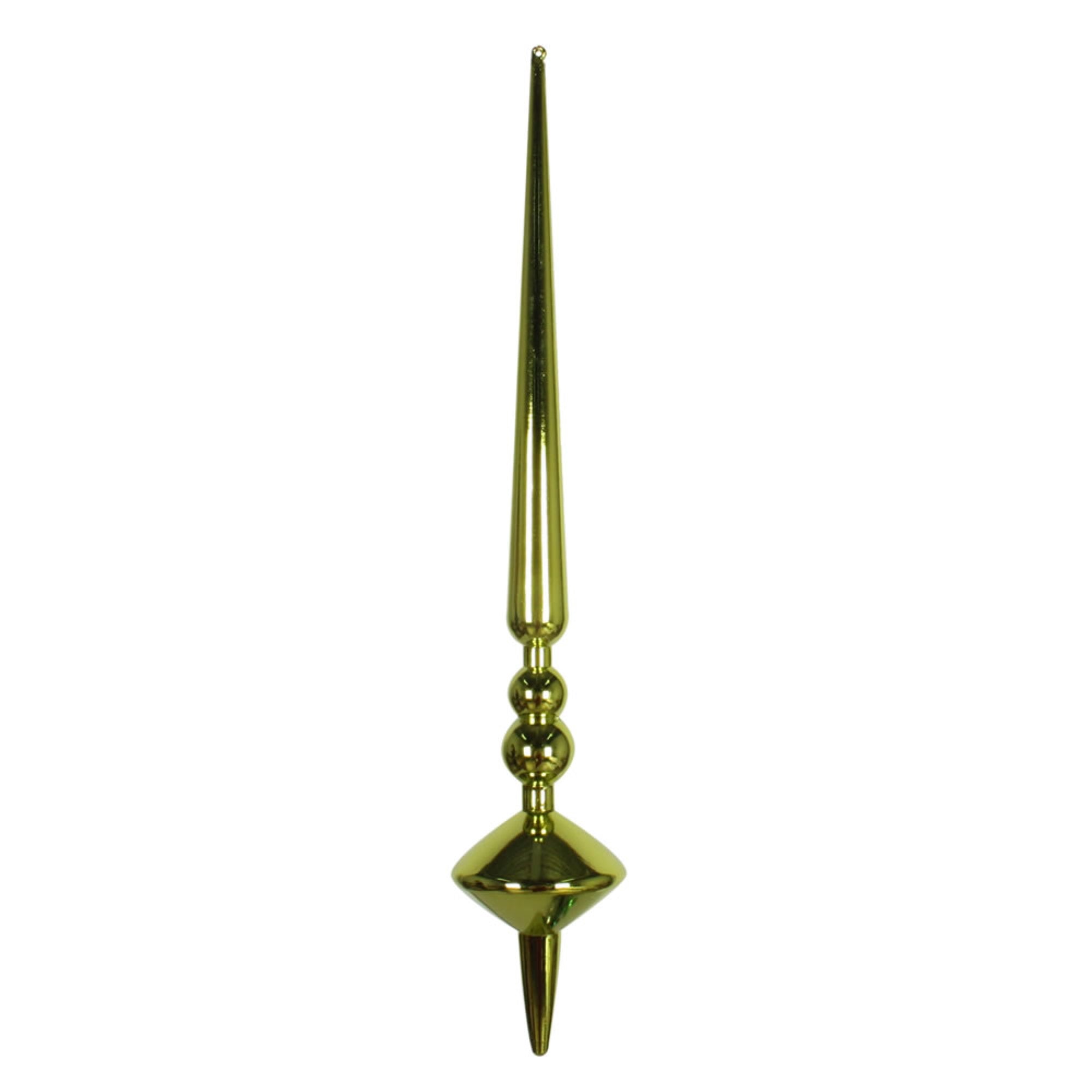 18” Lime Shiny Cupola Finial 2/Bag