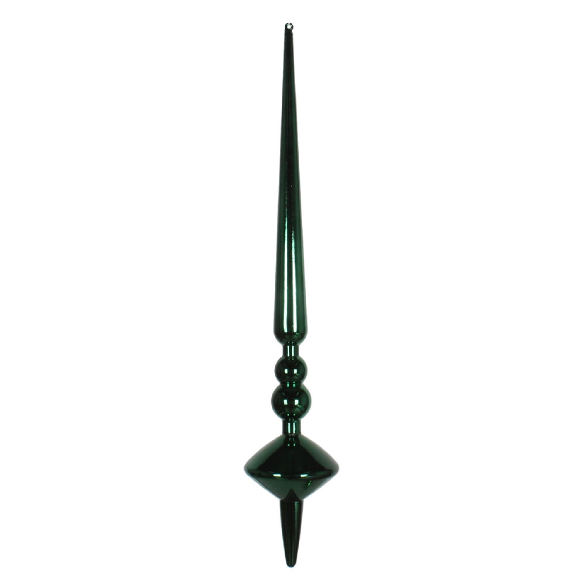 18” Midnt Green Shiny Cupola Finial 2Bag