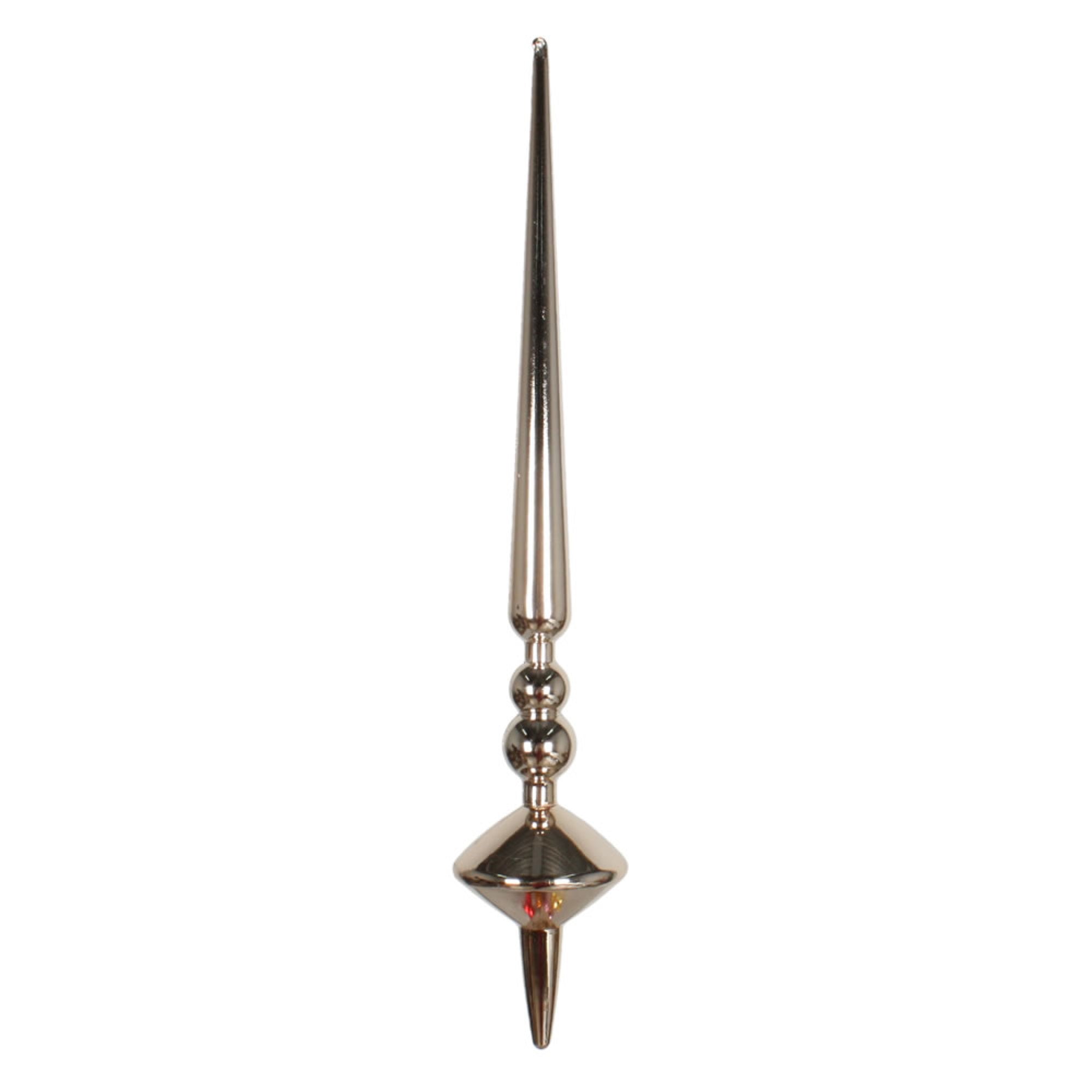 18” Cafe Latte Shiny Cupola Finial 2/Bag