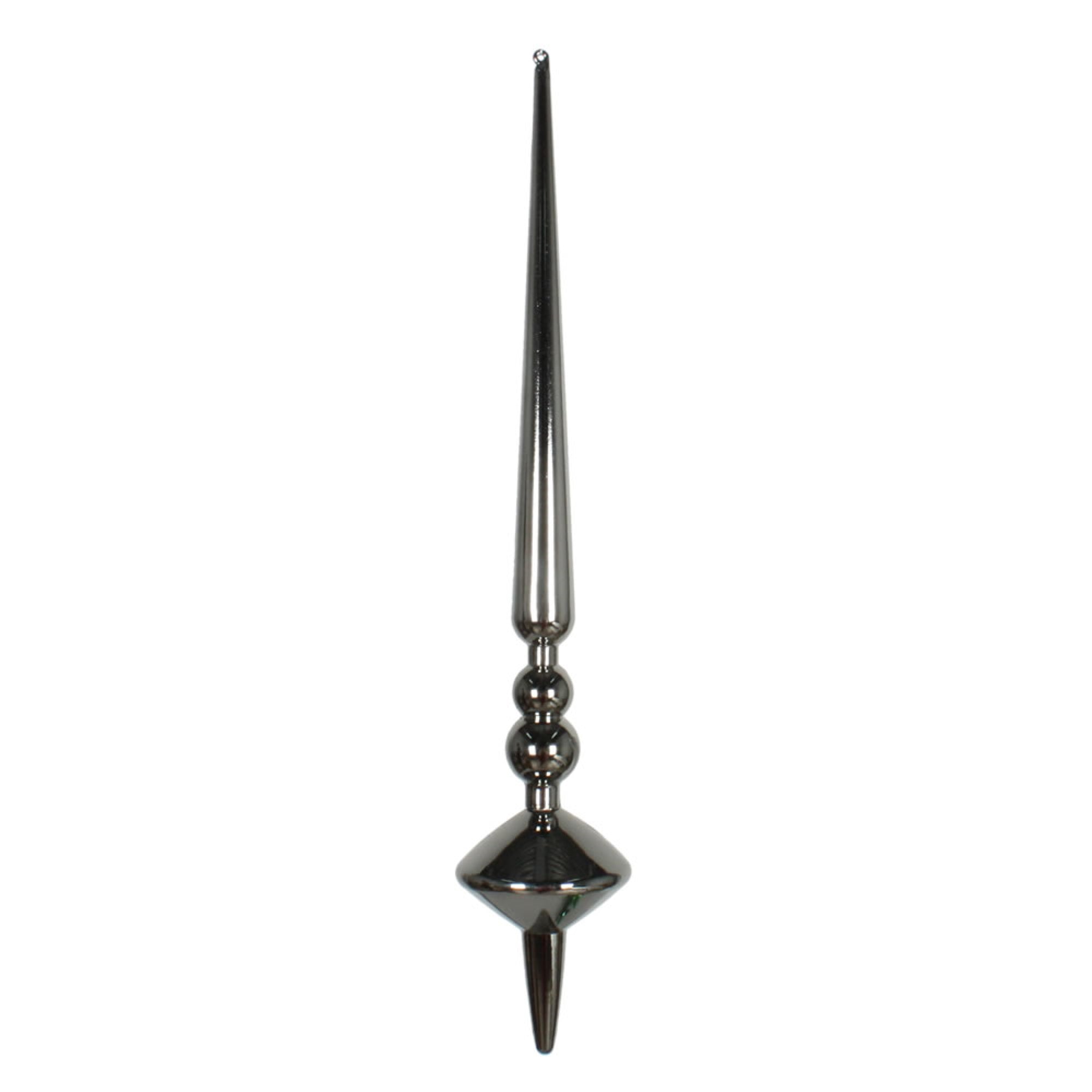18” Pewter Shiny Cupola Finial 2/Bag