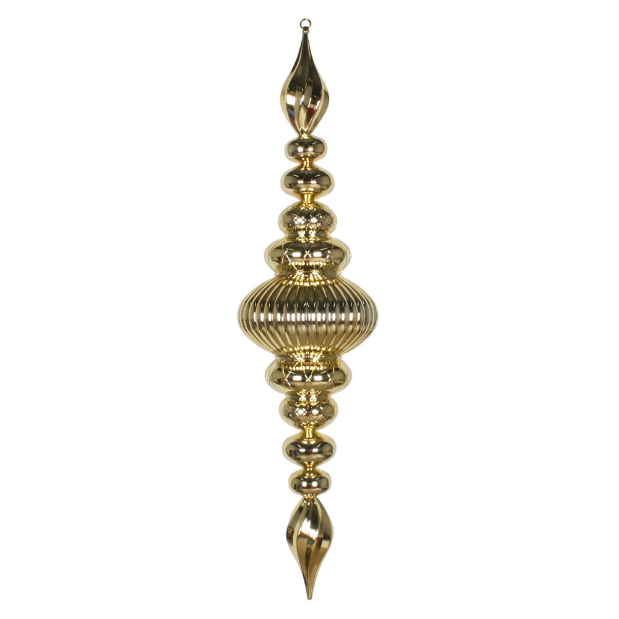 41” Gold Shiny Finial Ornament